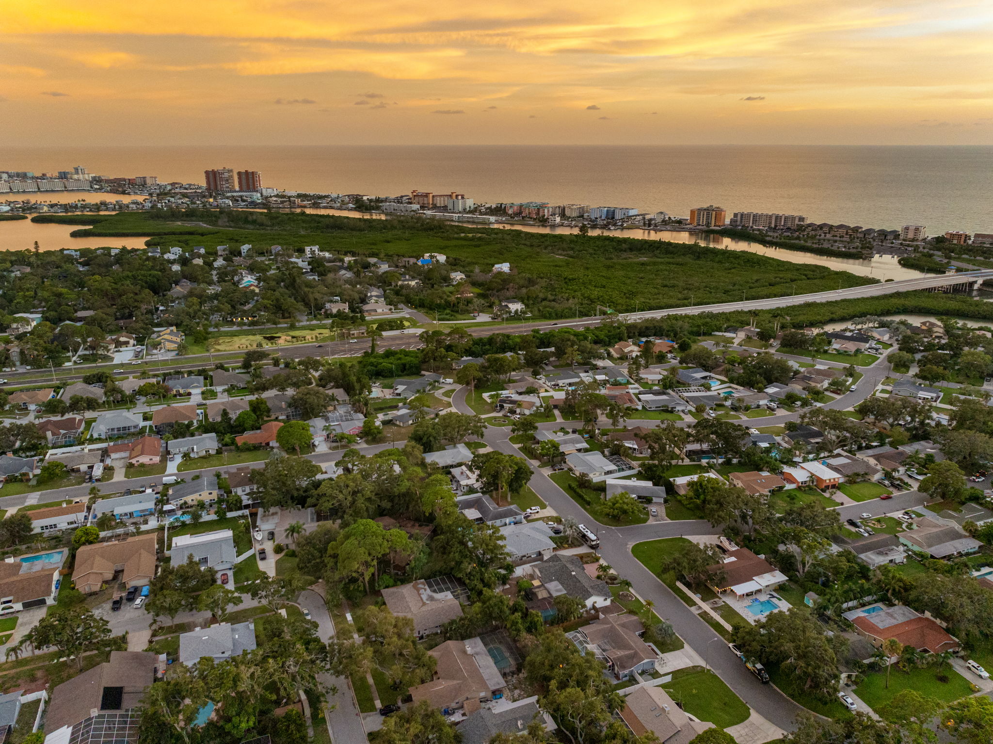 Aerial View of the Neighborhood