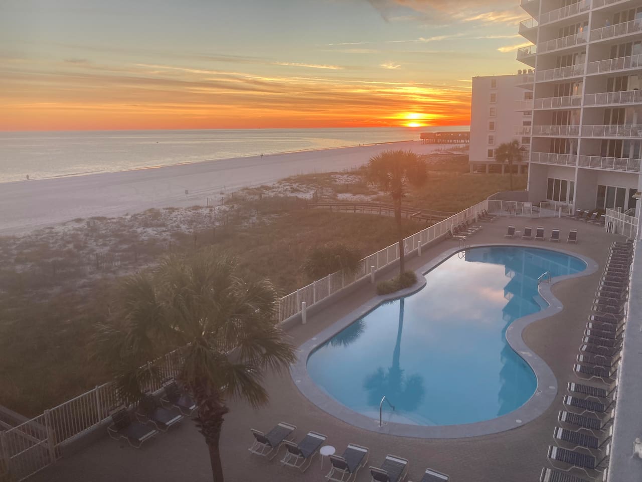 Check the sunset in evening while winding down.