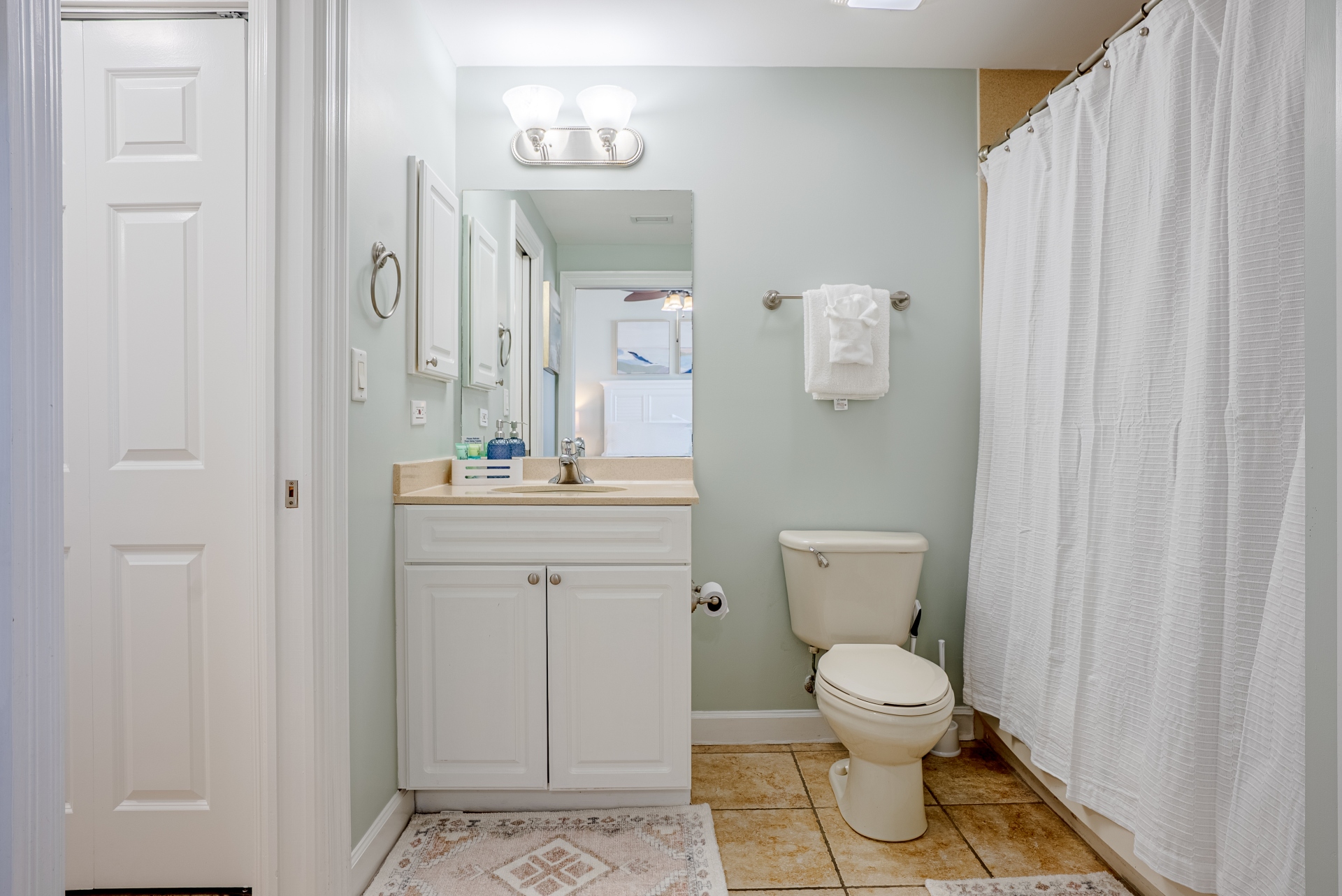 Bathroom #3 with tub/shower combo