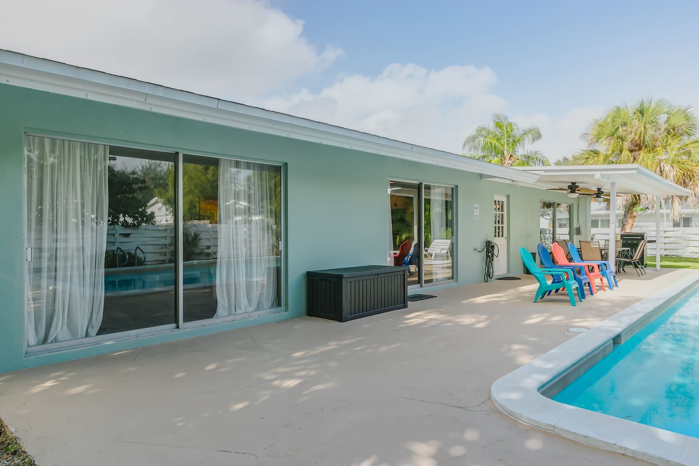 Outdoor Entertaining Area by Pool