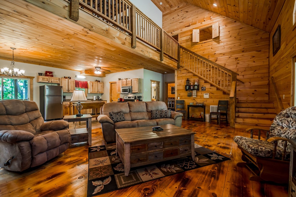 Spacious Living Room with Large Windows