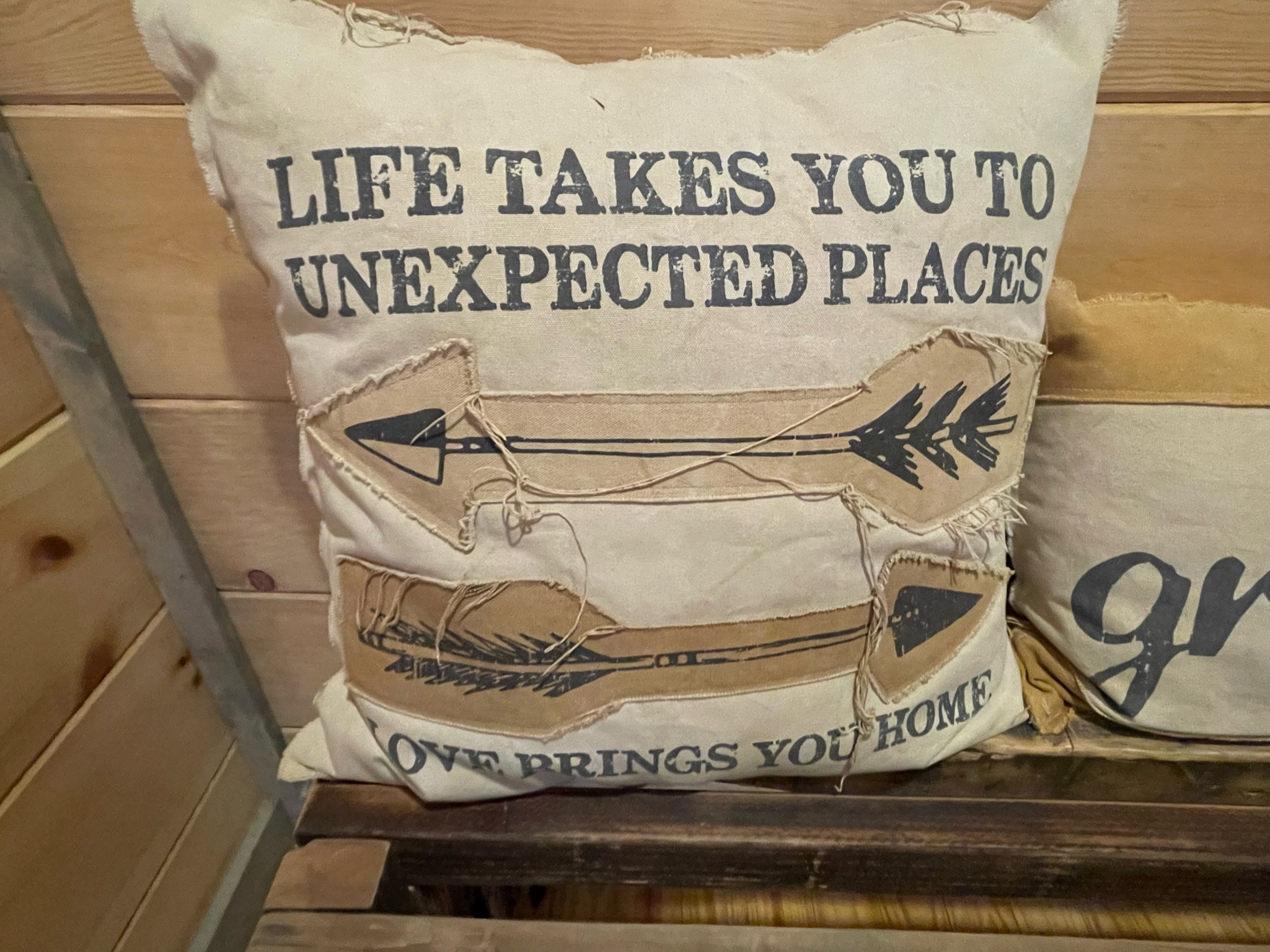 Cozy decorations  - make you feel at home but special enough to remind you that you're away!