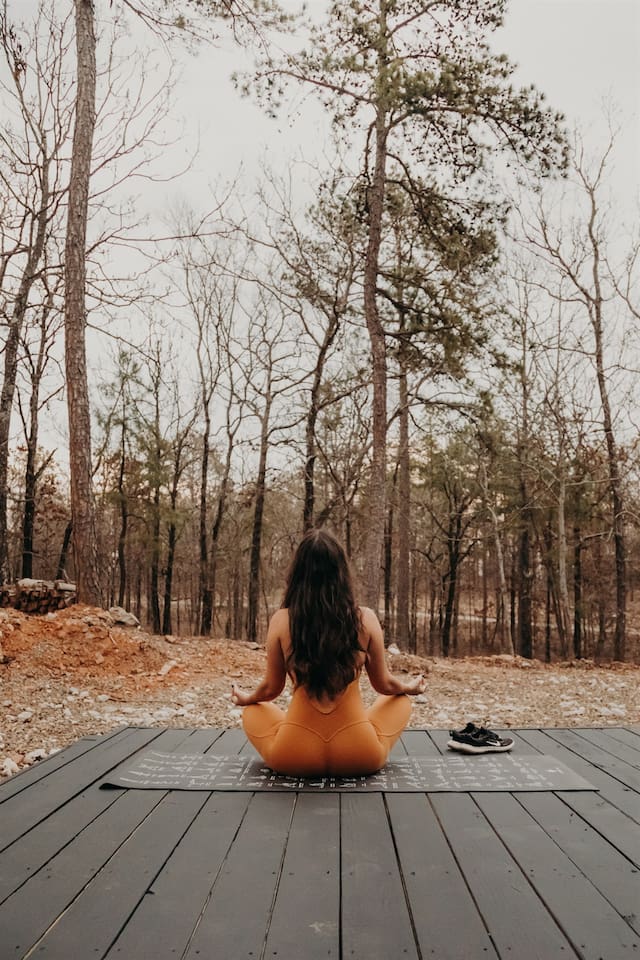 Yoga, exercise mat, nature, outdoor activities