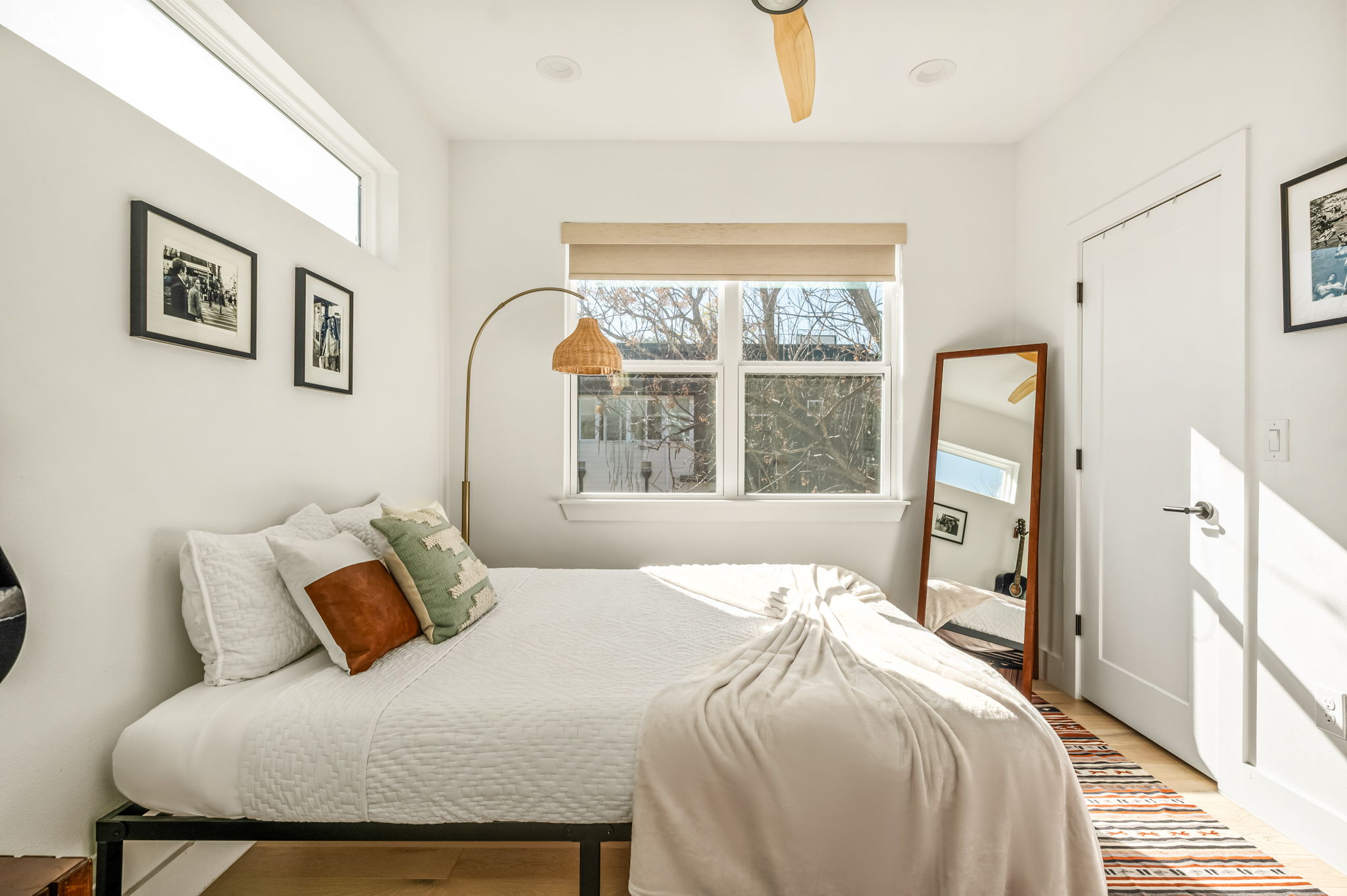 Sun-filled second bedroom designed for a relaxing and restful stay