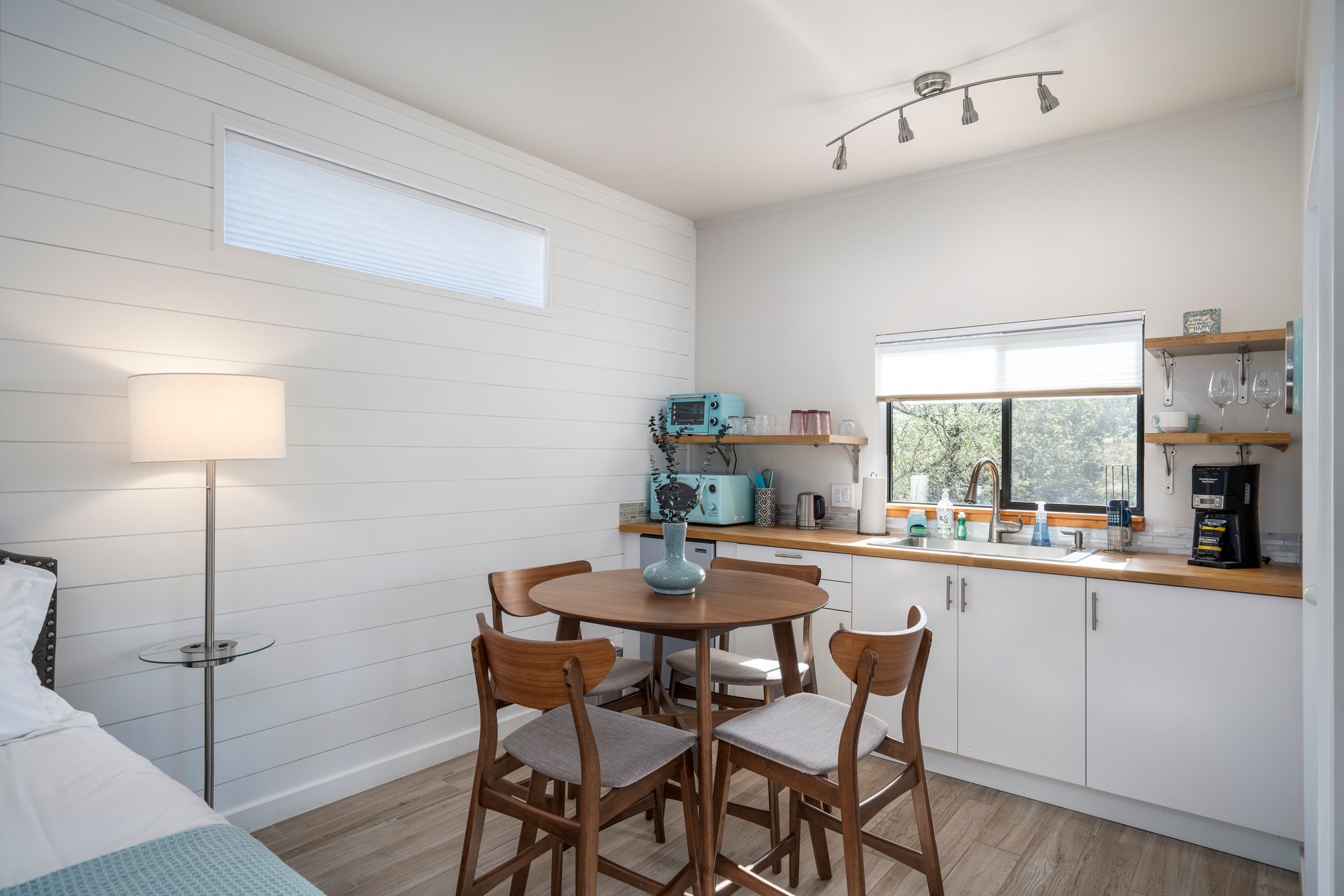 Fully Stocked Kitchenette-Mini fridge and many must-haves!
