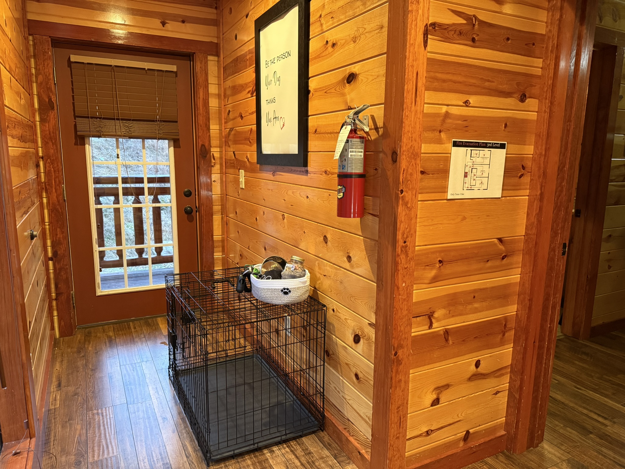 Even your fur baby will enjoy a private nook with treats, leashes, bowls and more.