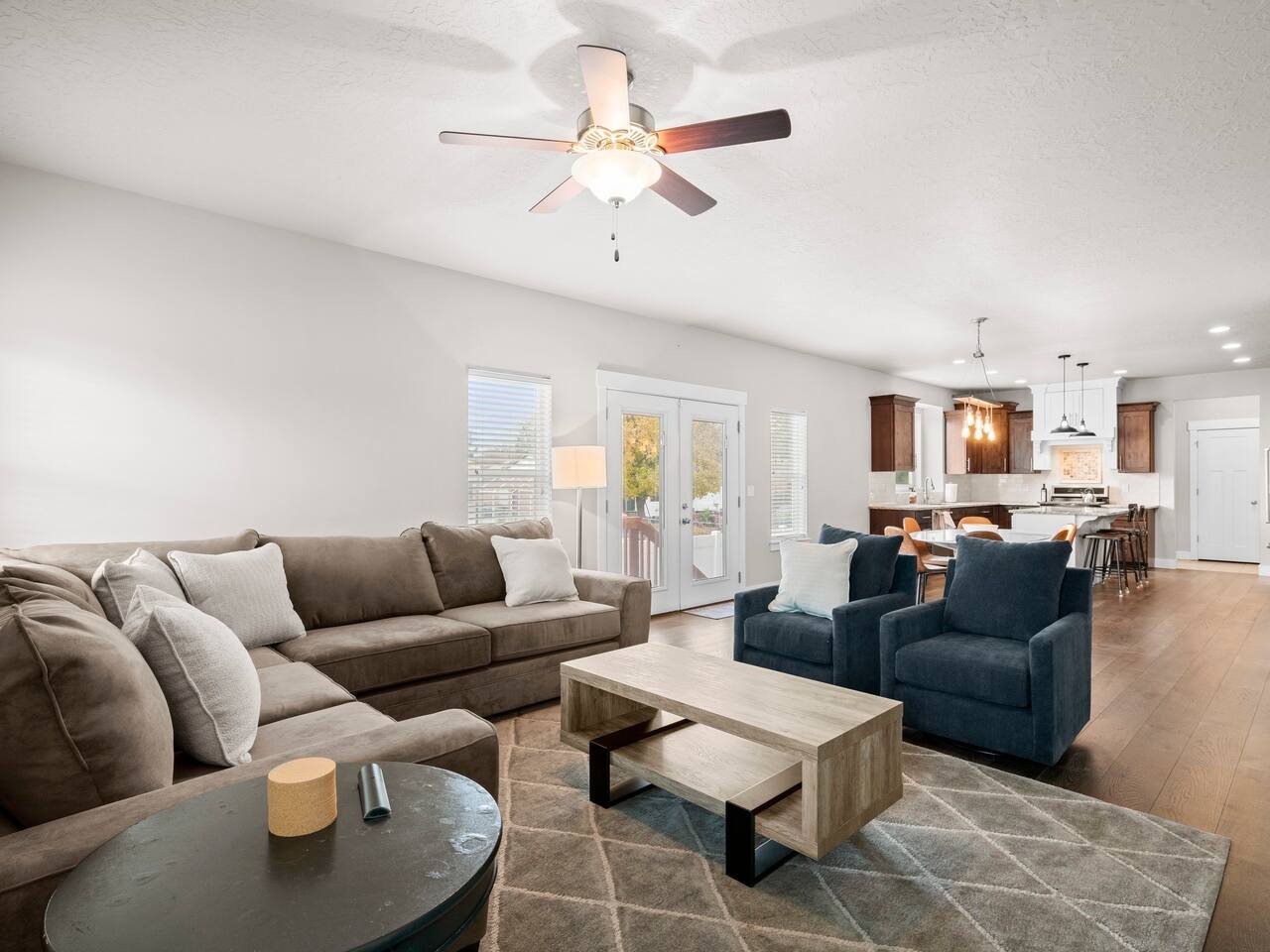 Roomy & Stylish Haven: Main Floor Living Room
