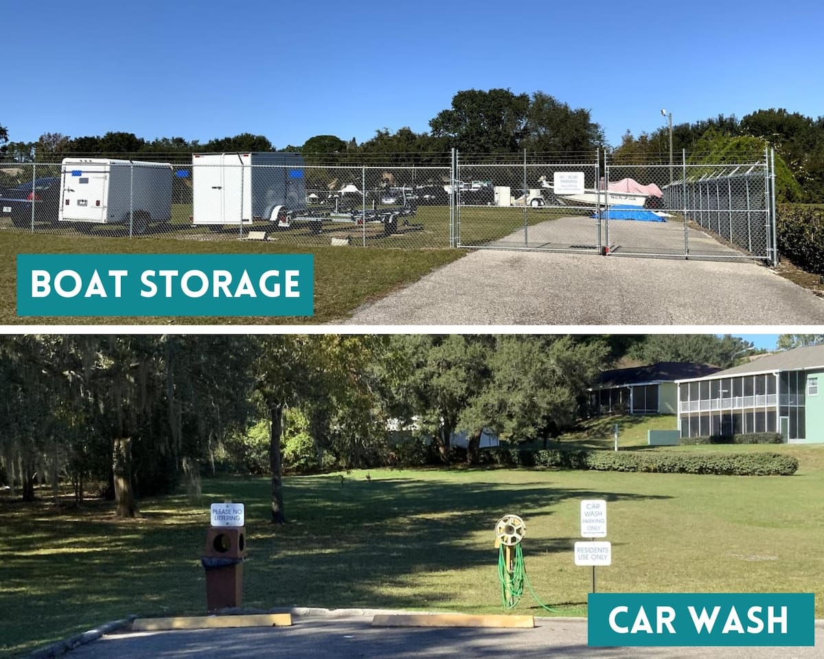 Gated and locked RV/boat storage is available for a refundable deposit + nominal weekly fee. The office will unlock the boat ramp for you as well :) Contact me for details.

Car wash is FREE!