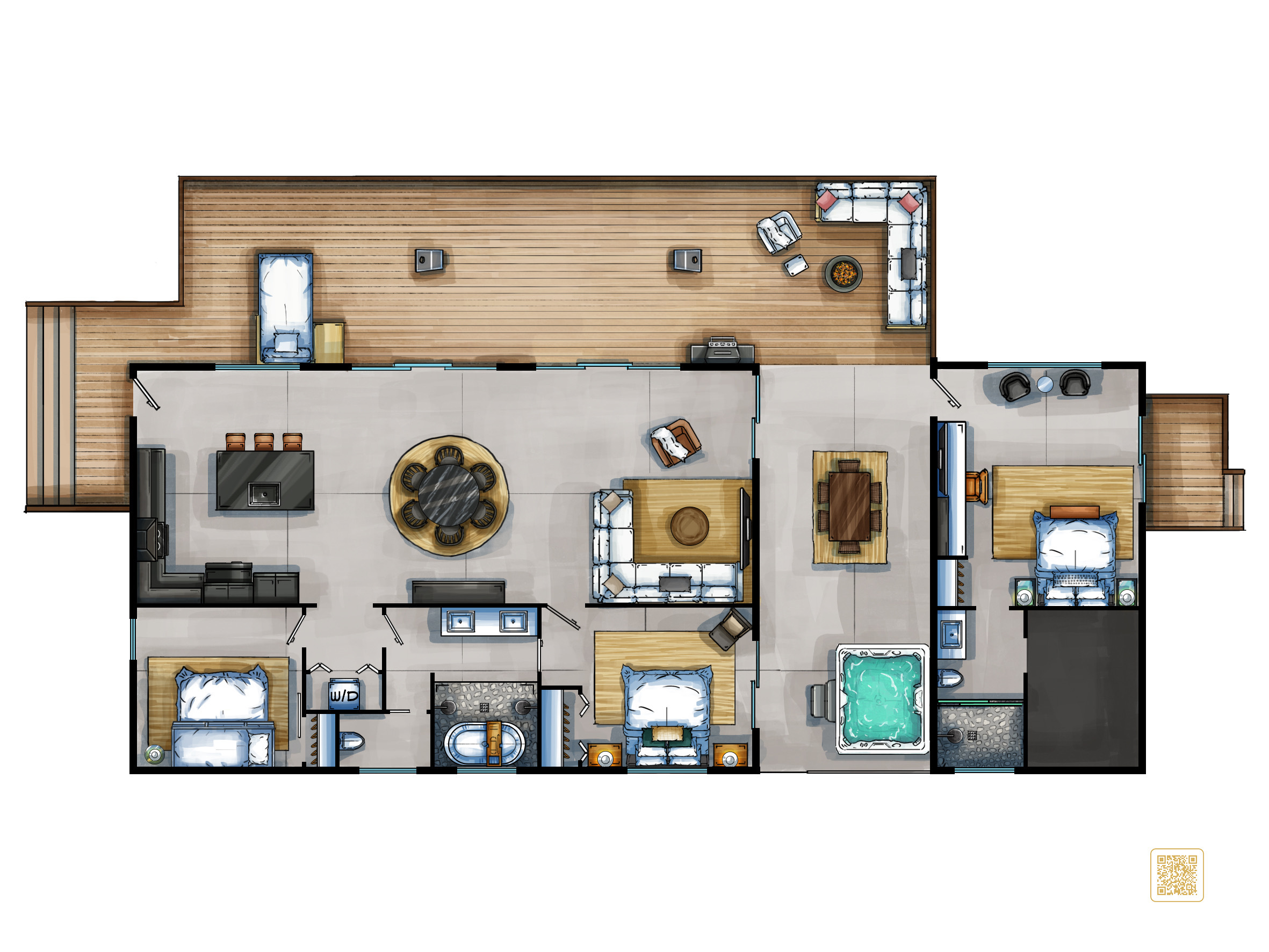 {Glass House fFloor Plan} 🌿✨
Designed for seamless indoor-outdoor living, open light-filled spaces, and effortless connection with nature.