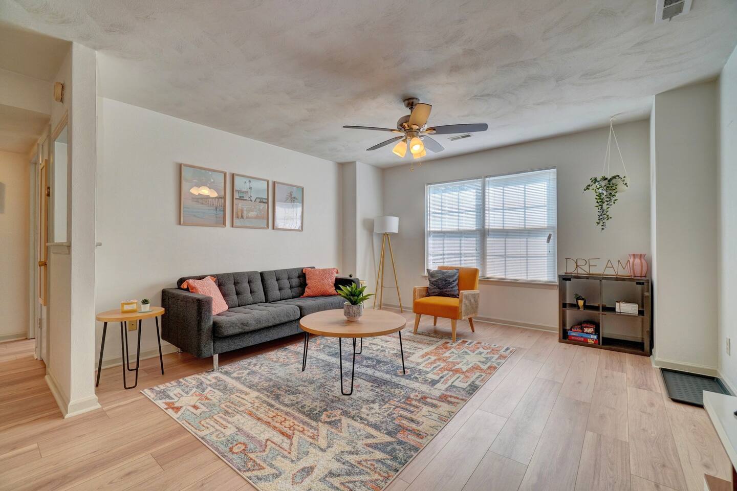 well appointed living room.