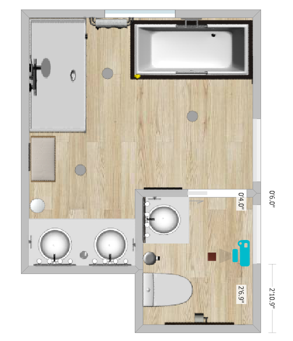 2nd bathroom addition sketch- coming late Apr2026