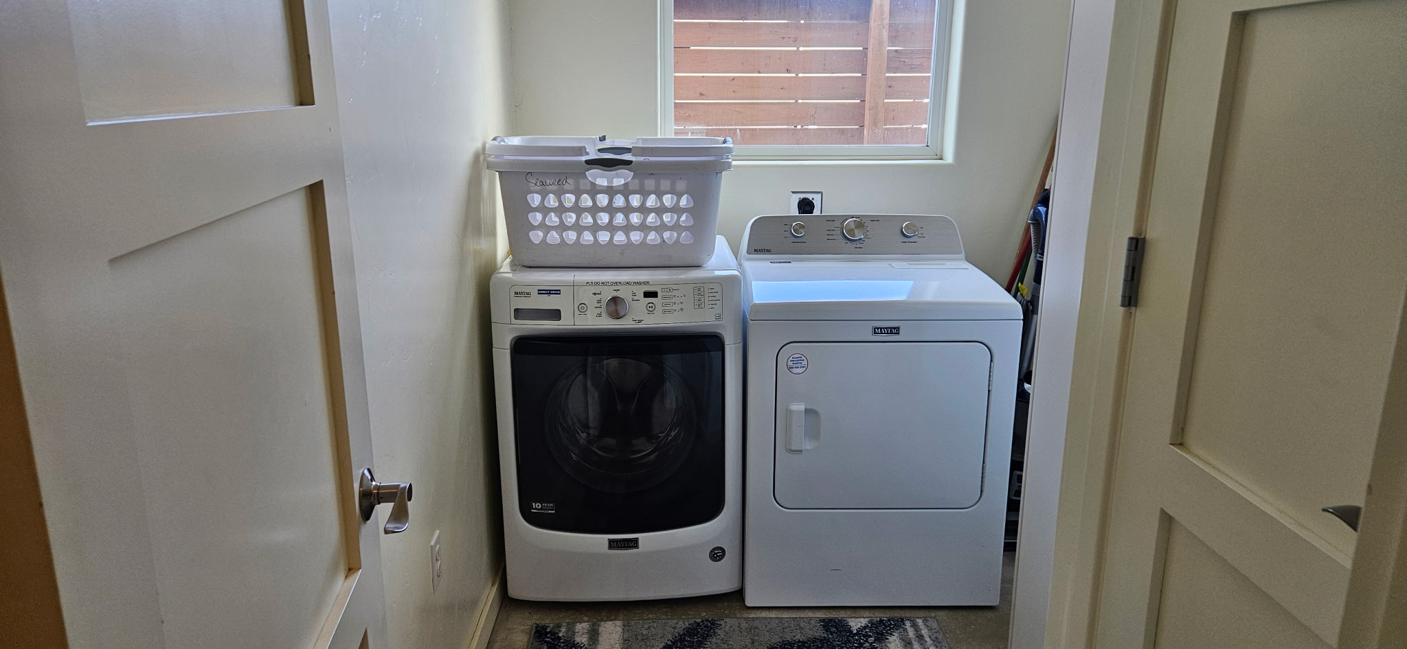 the laundry room