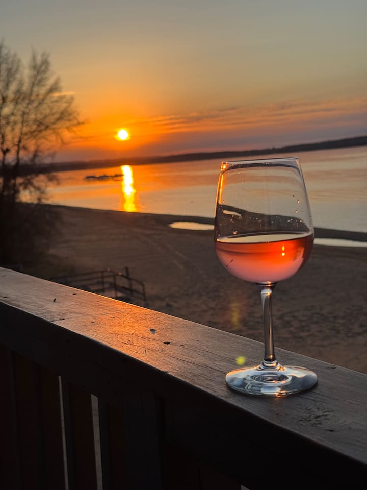 Experience breathtaking views of the sunset while sipping a glass of wine from local vineyards  