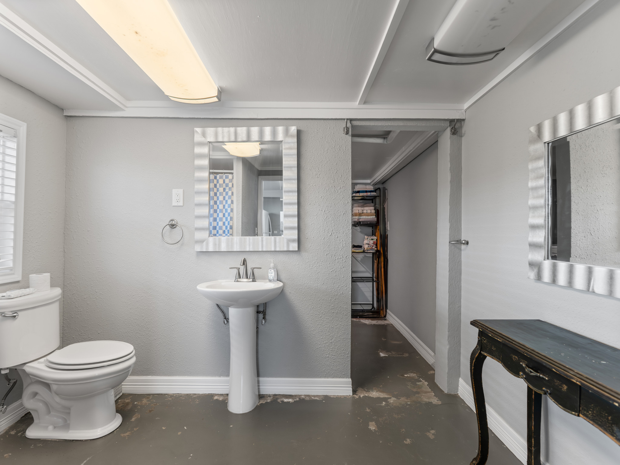 Downstairs restroom