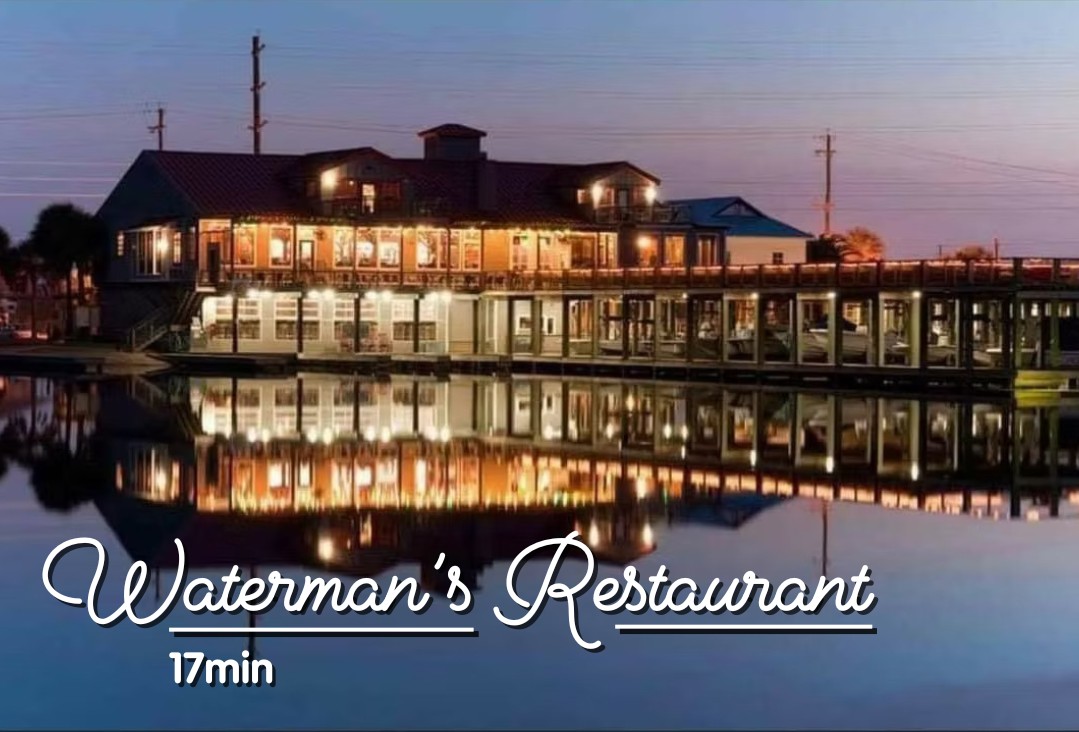 Or Waterman&rsquo;s Restaurant right on the water.