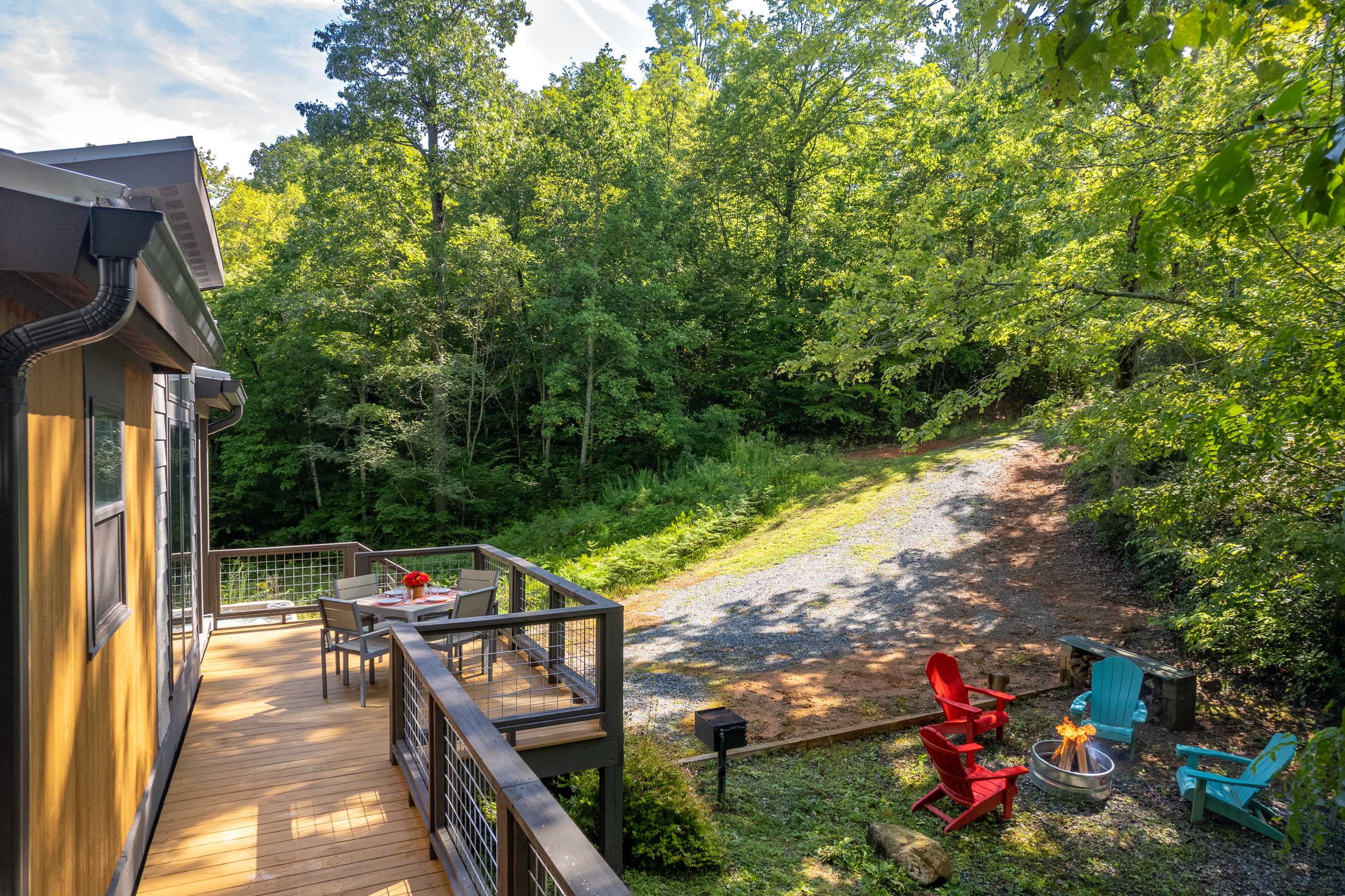 our private mountain escape—complete with hot tub, fire pit, and peaceful surroundings.