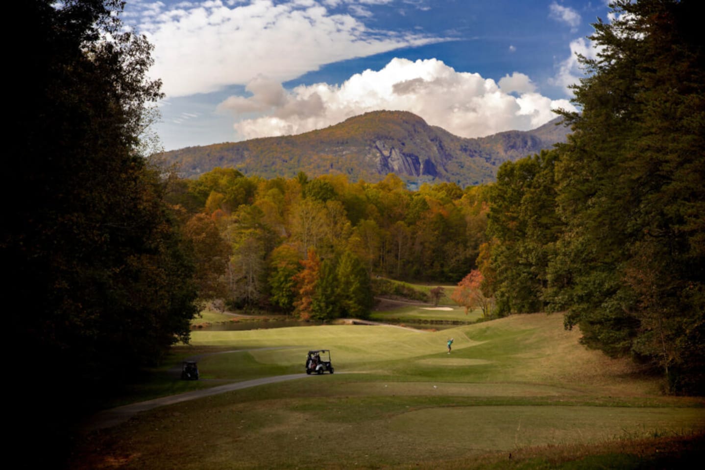 Local golf courses open until the end of December.