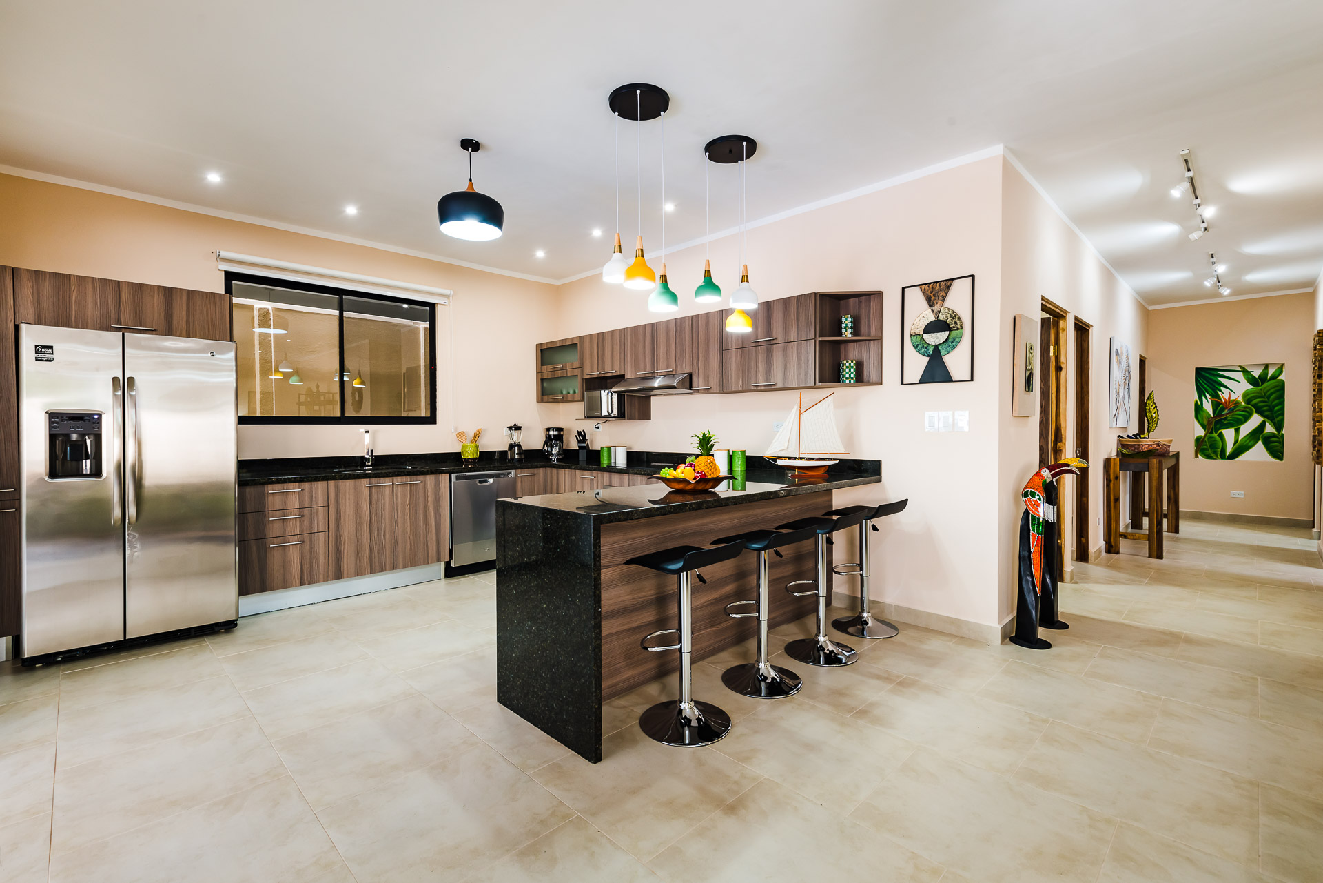 Fully stocked kitchen at Casa Roberta