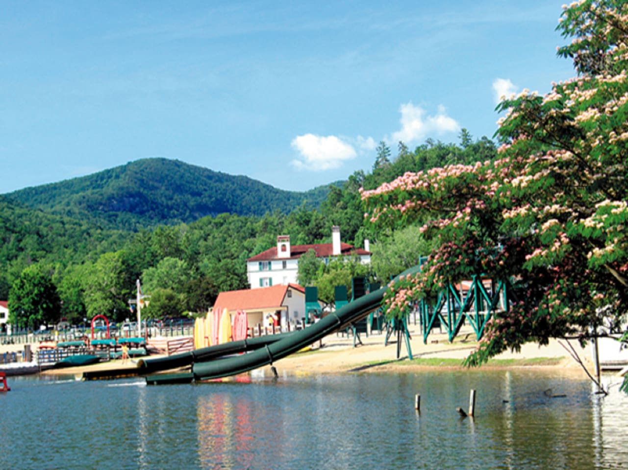 Lake Lure Beach water park