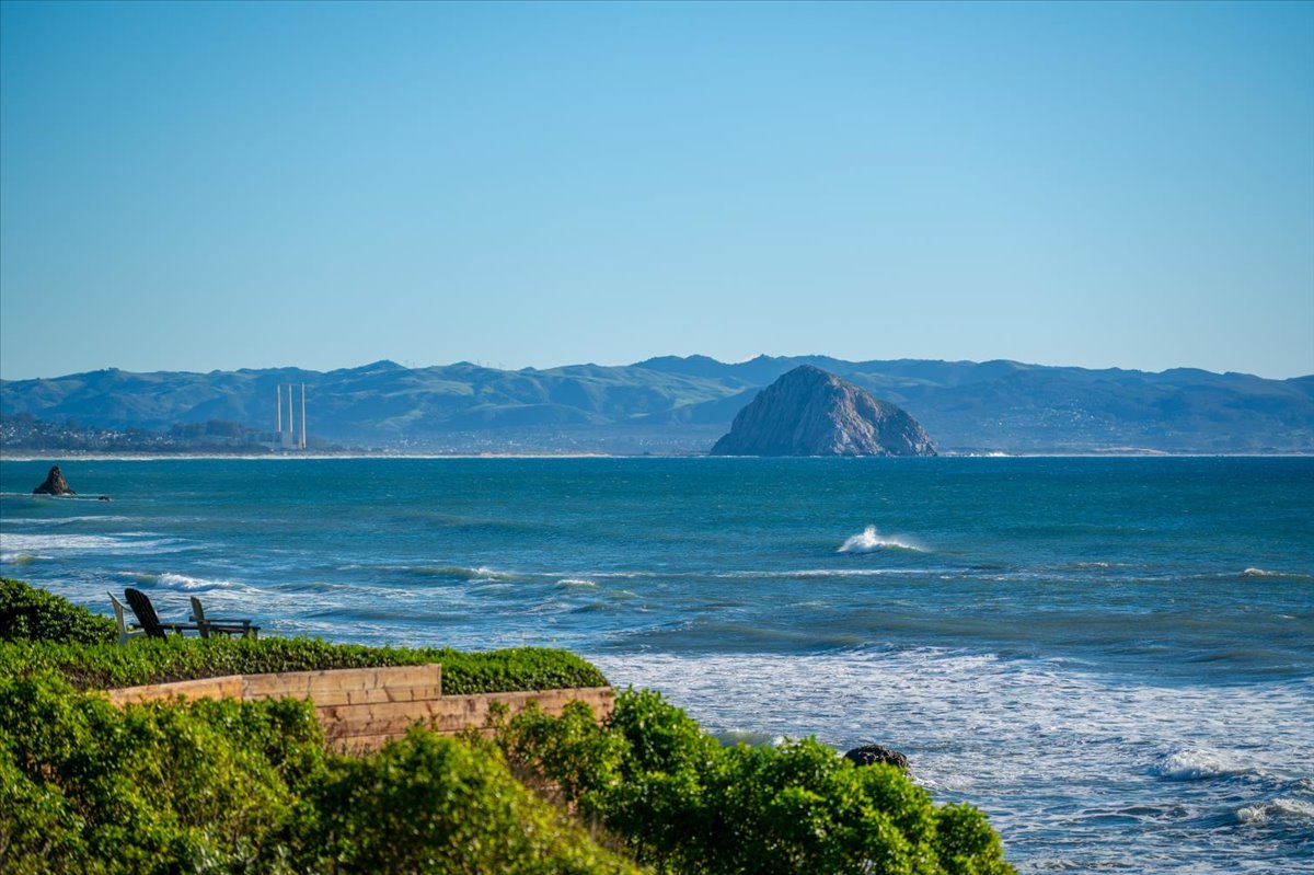 View of Morro Rock from deck