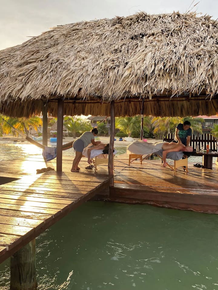 Do you want to get a sunset massage on our over the water dock? Let us know and we can arrange it for you.