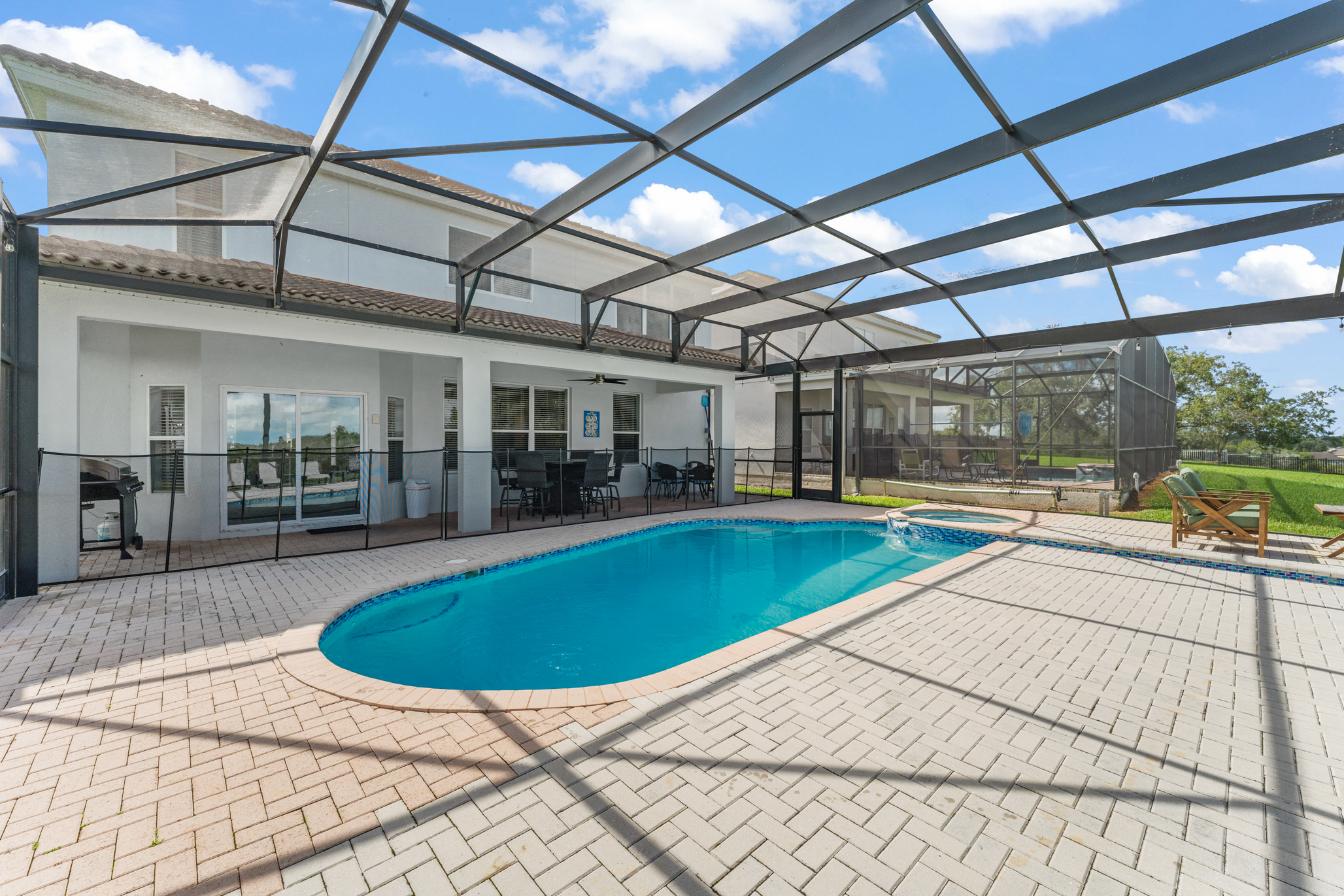 Fabulous pool deck extension