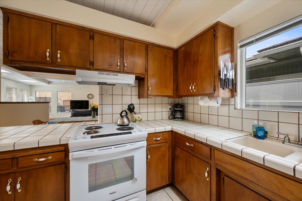 Gas Stove in Kitchen