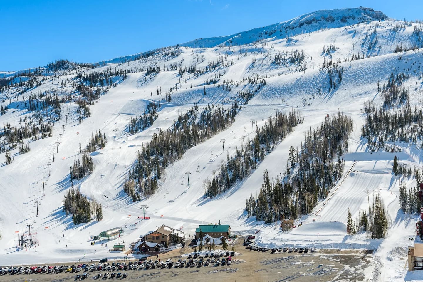 Ski on and off resort