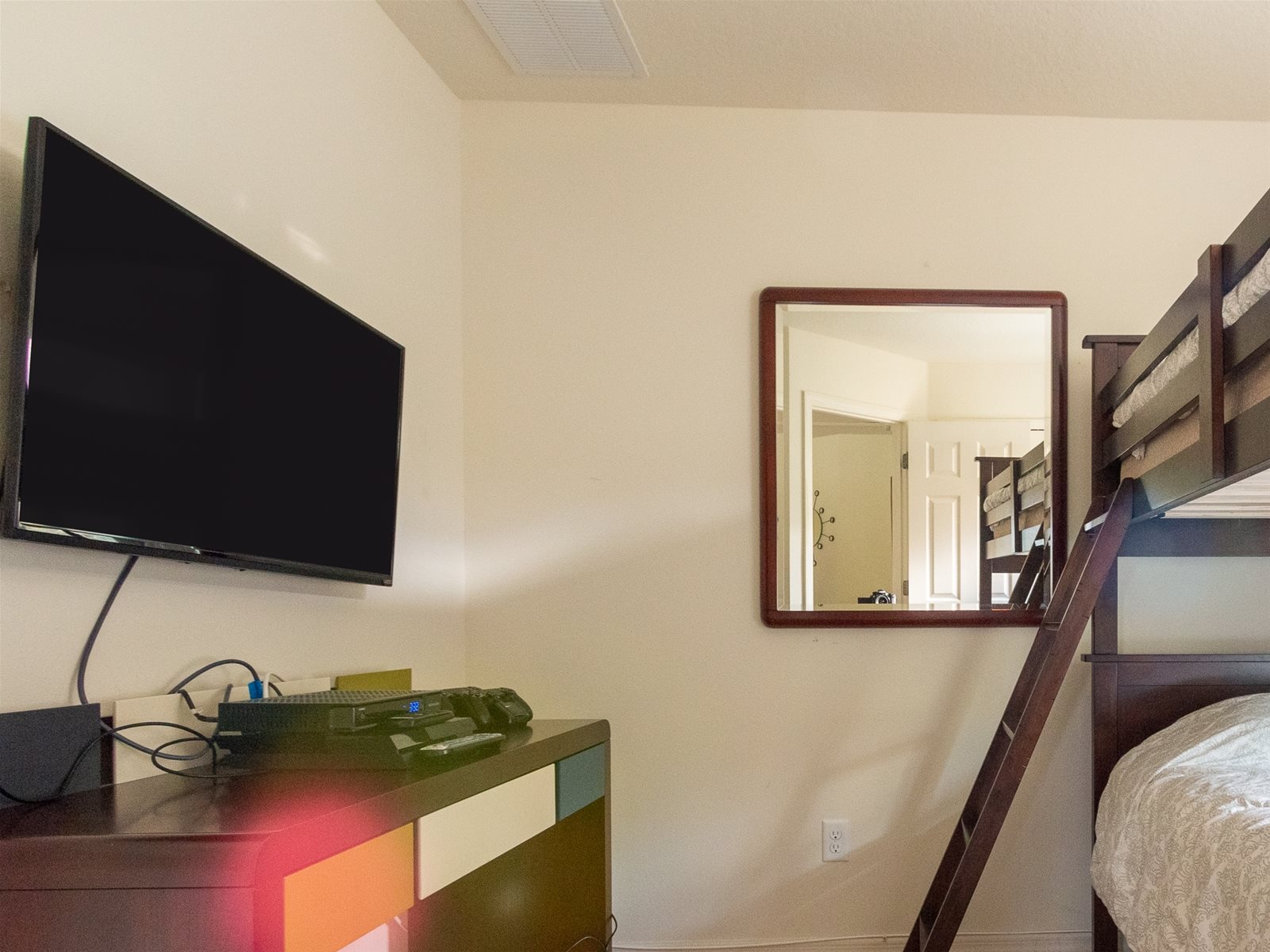 Bunk Bed, TV in every bedroom!