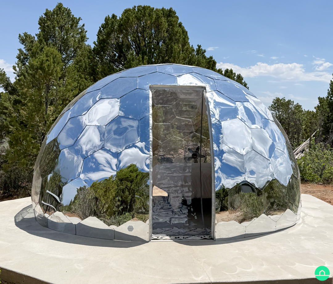 Exterior of Dome.
