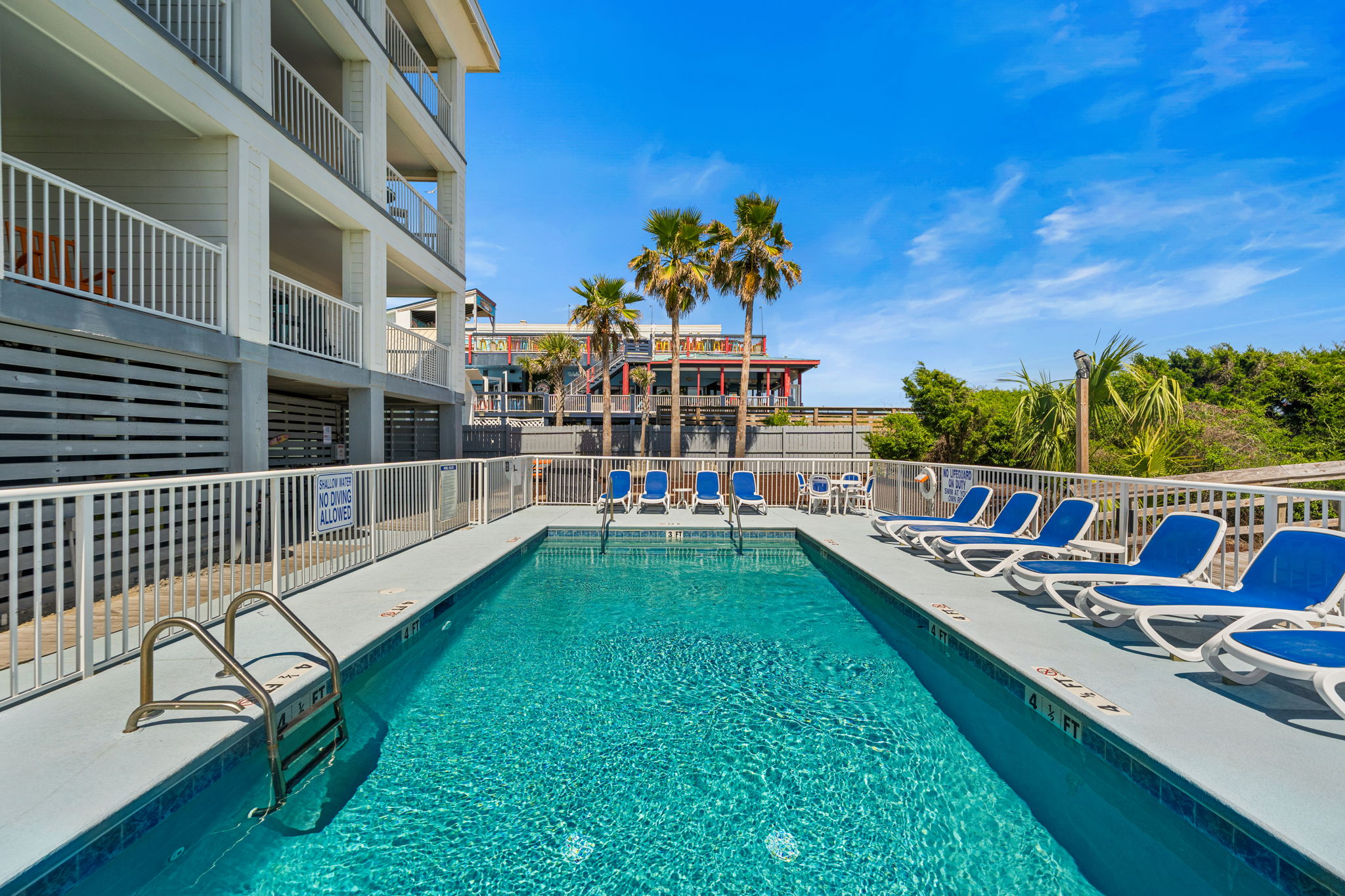 Pool  | Morning Sunrise | 302 Oceanview | 1116 Ocean Blvd, Isle of Palms, SC | IOP Escapes