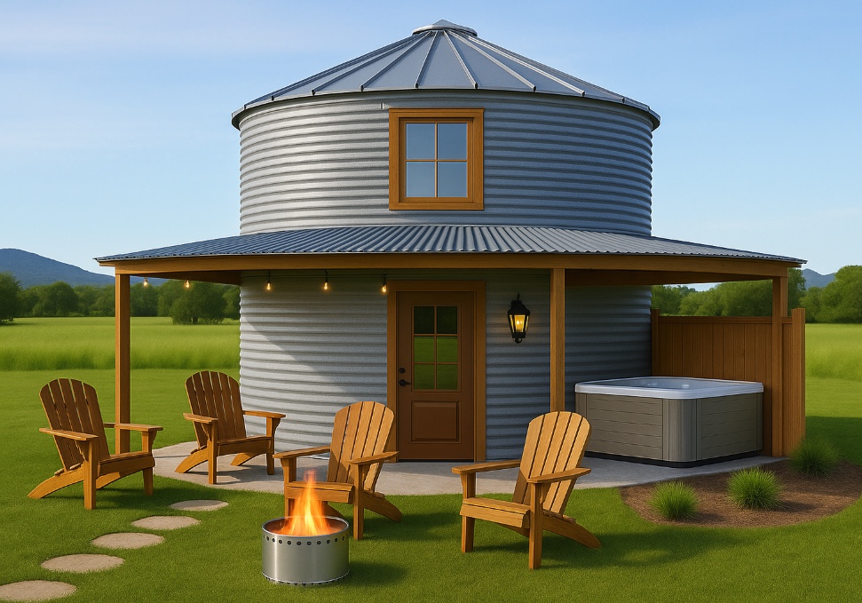 Rendering of the medium silos  (coming Spring '26)