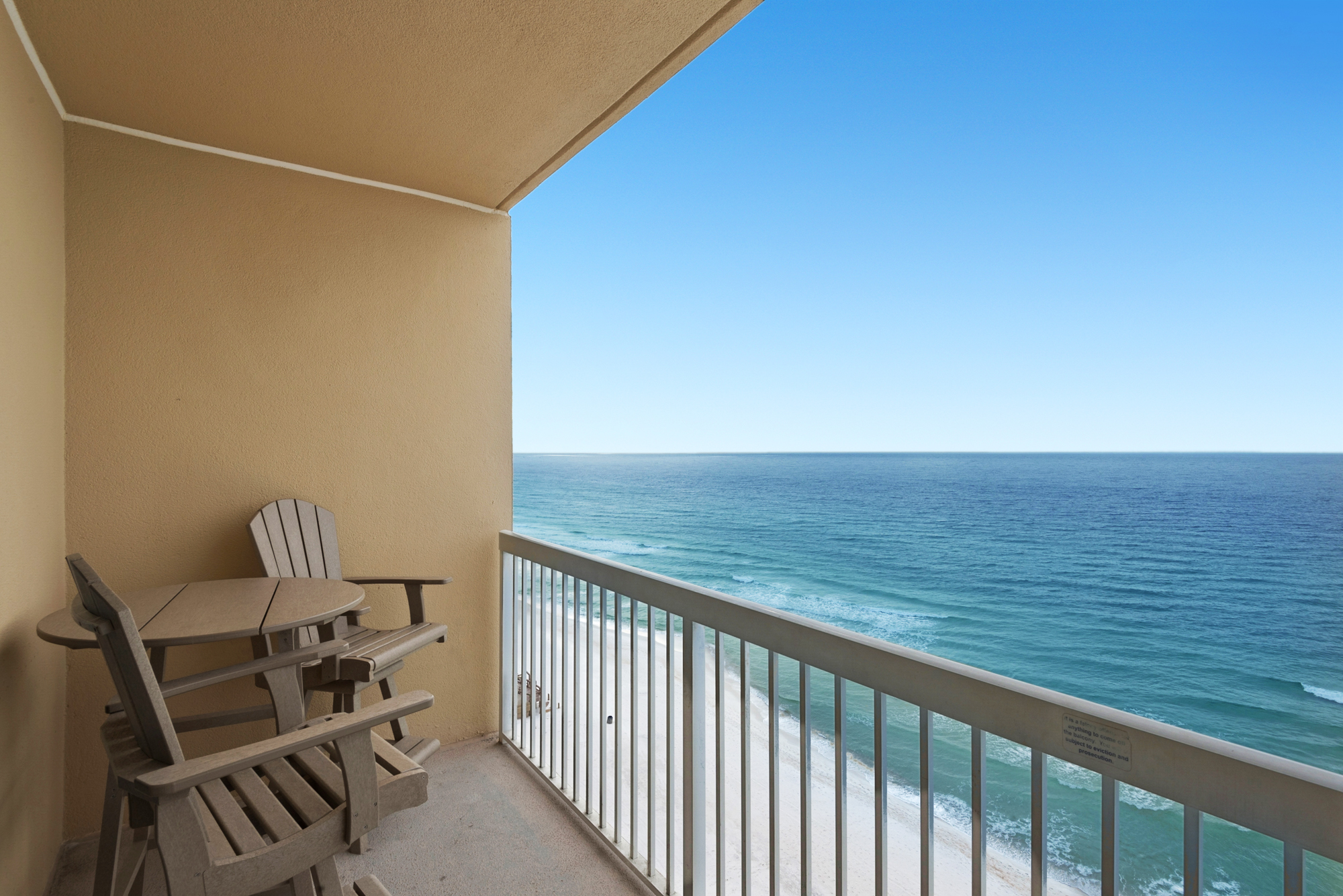 Beachfront Balcony