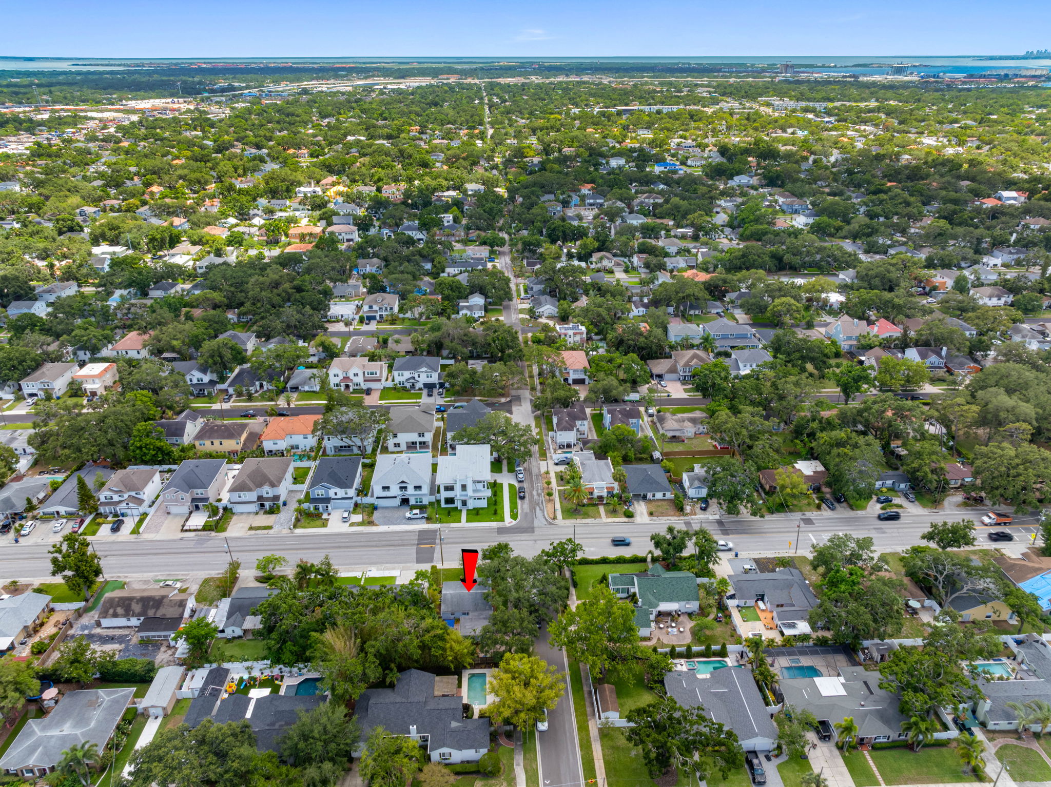 Aerial View of the Neighborhood