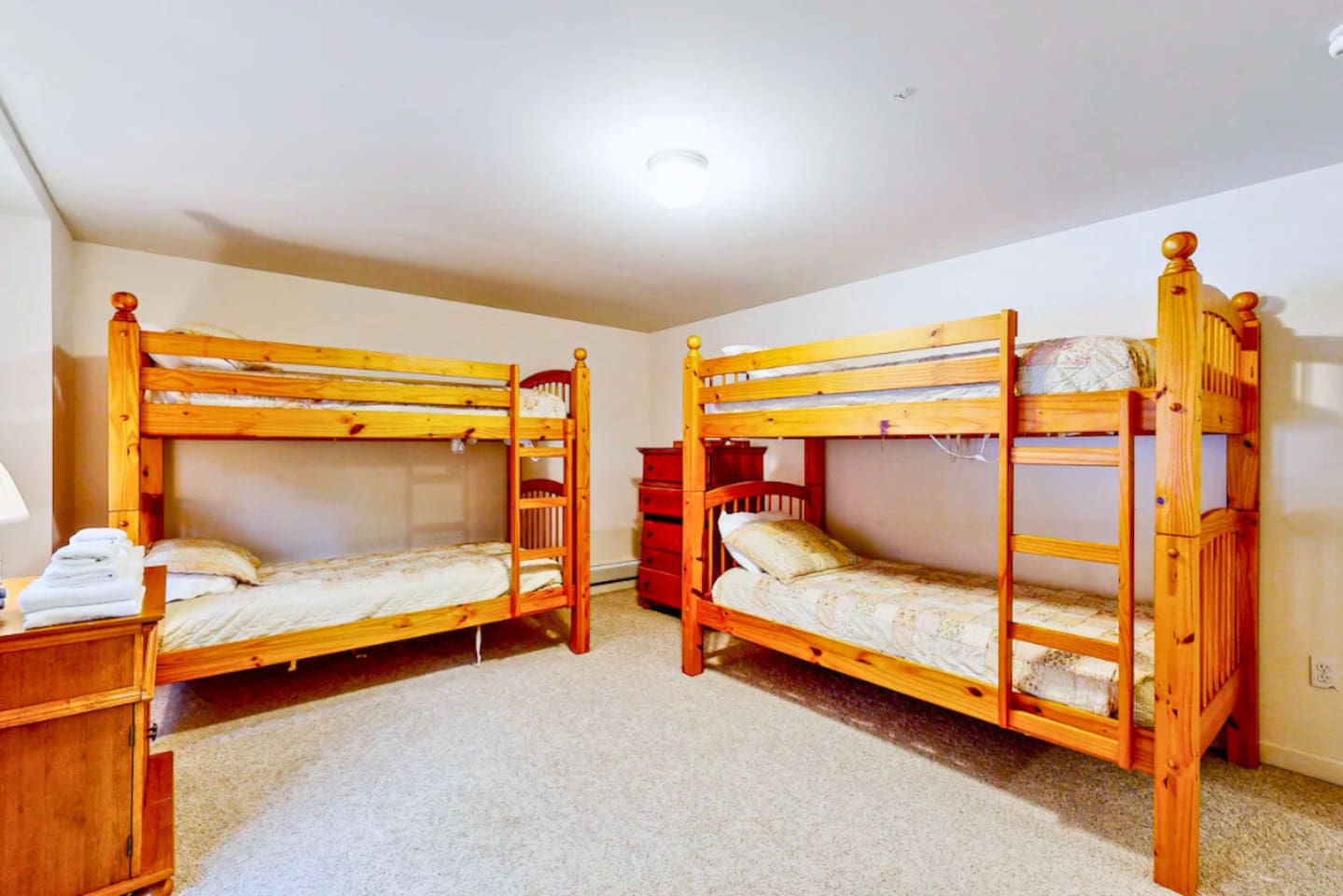 2 Bunk beds to sleep all the kids! 