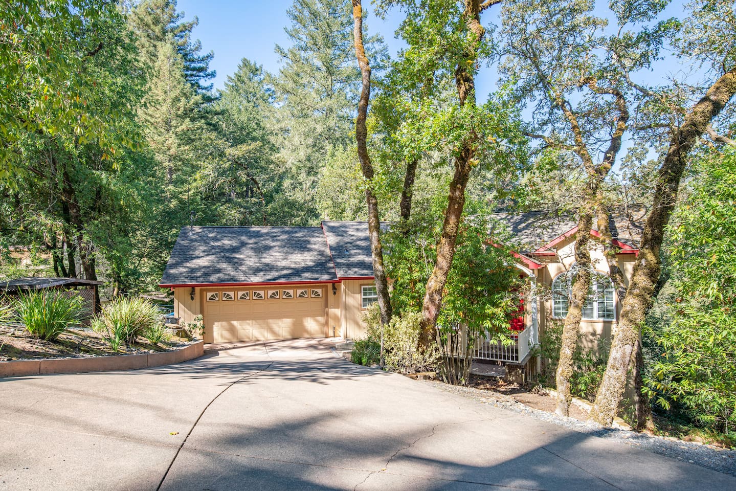 Secure parking for two: Conveniently park your vehicles with ease.