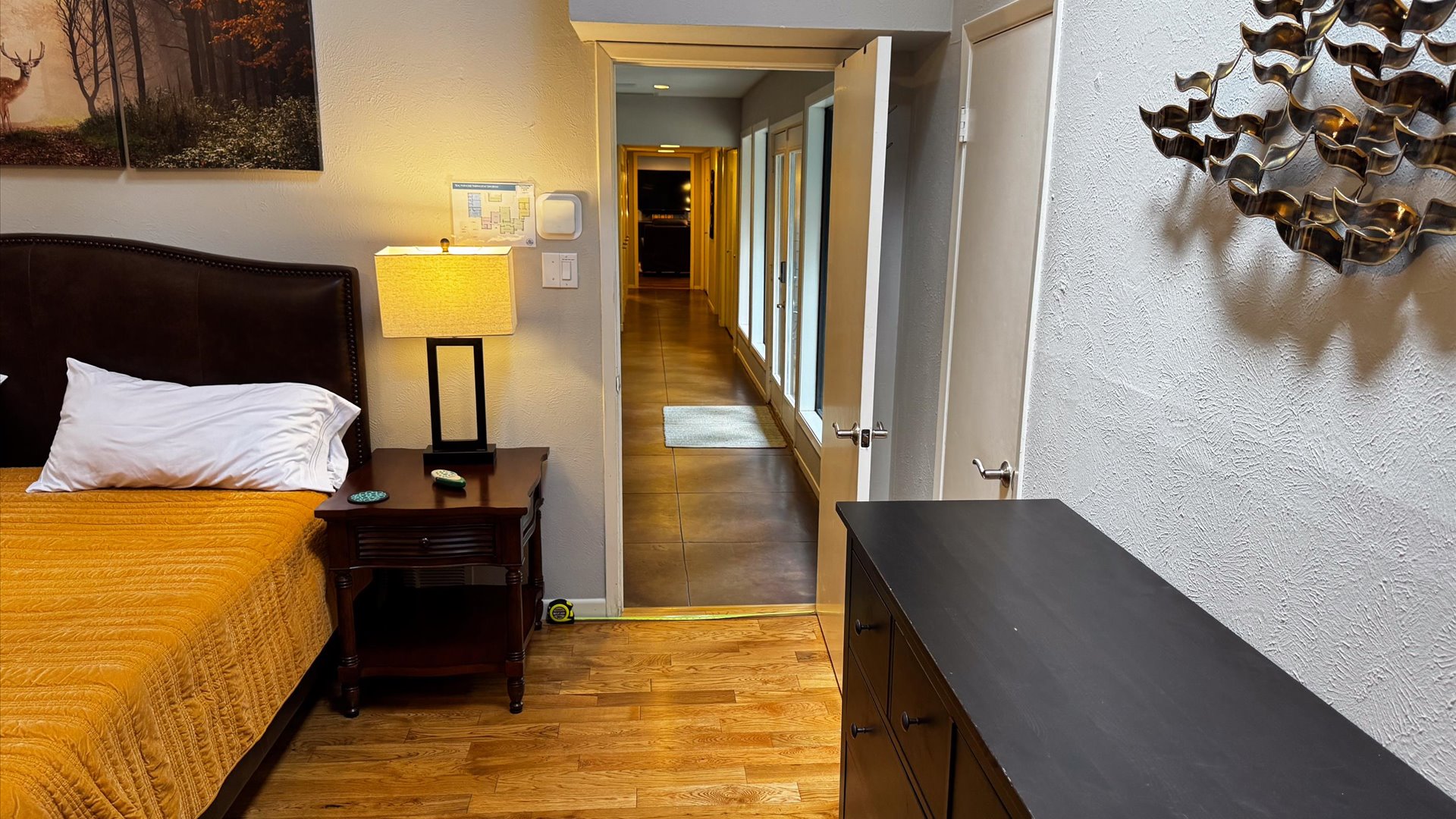 Inside the King 2 Suite looking into the Lobby Area. 