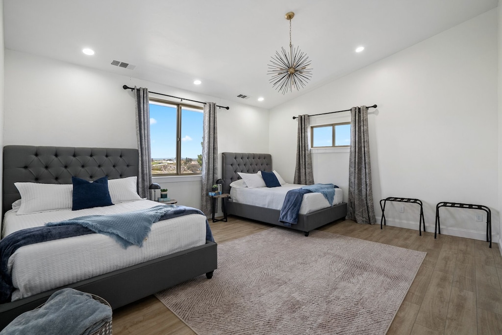 Upstairs Guest Bedroom With Two Queen Beds