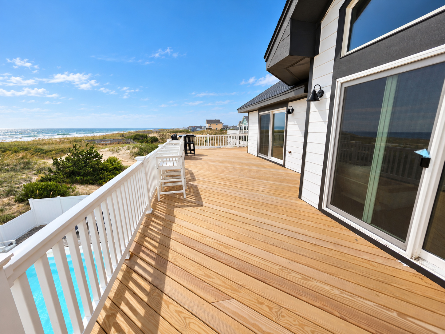 3rd floor large deck. Miles of ocean views