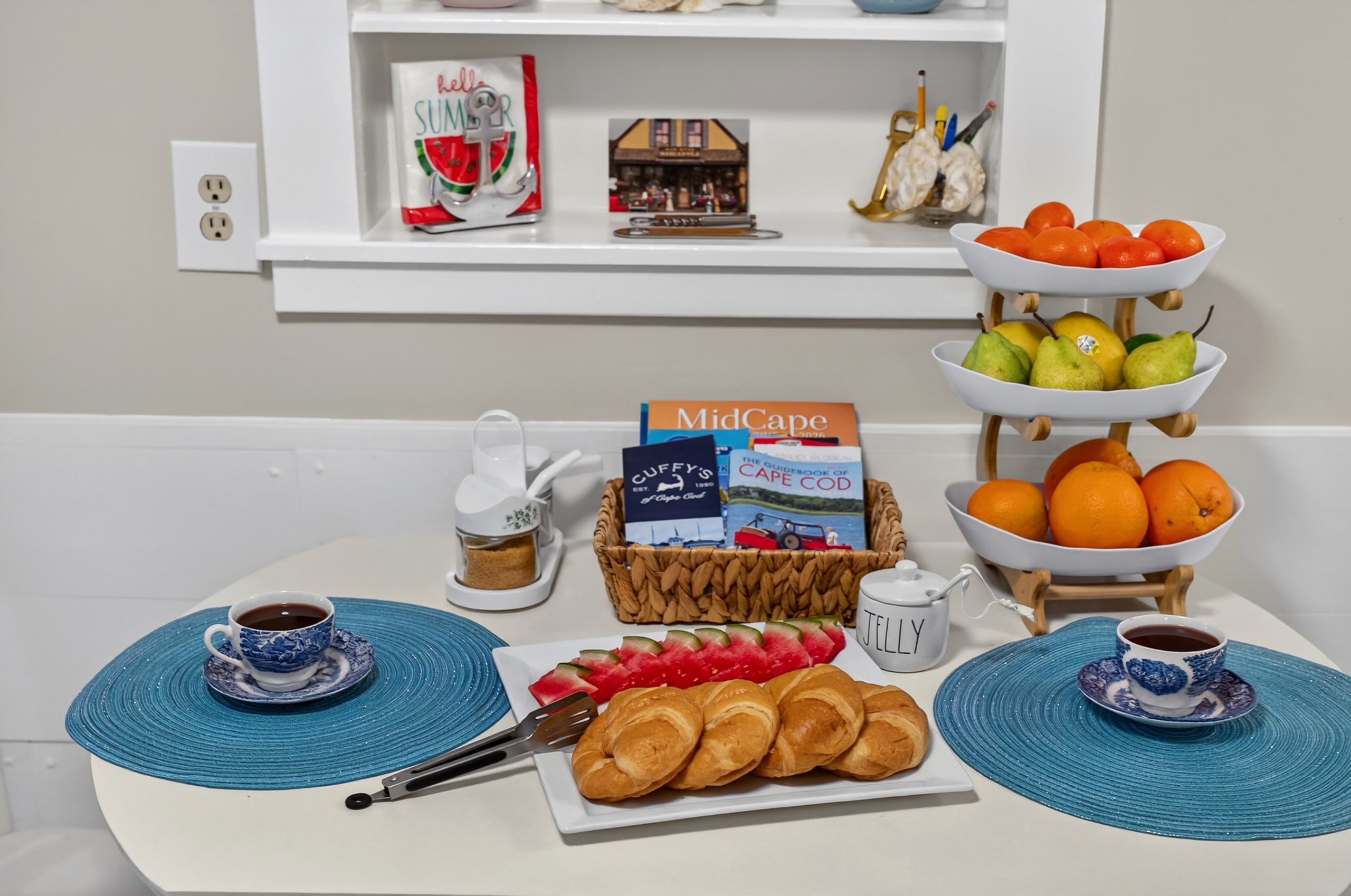 Start your day with comfort and a warm cup of coffee, always close by!