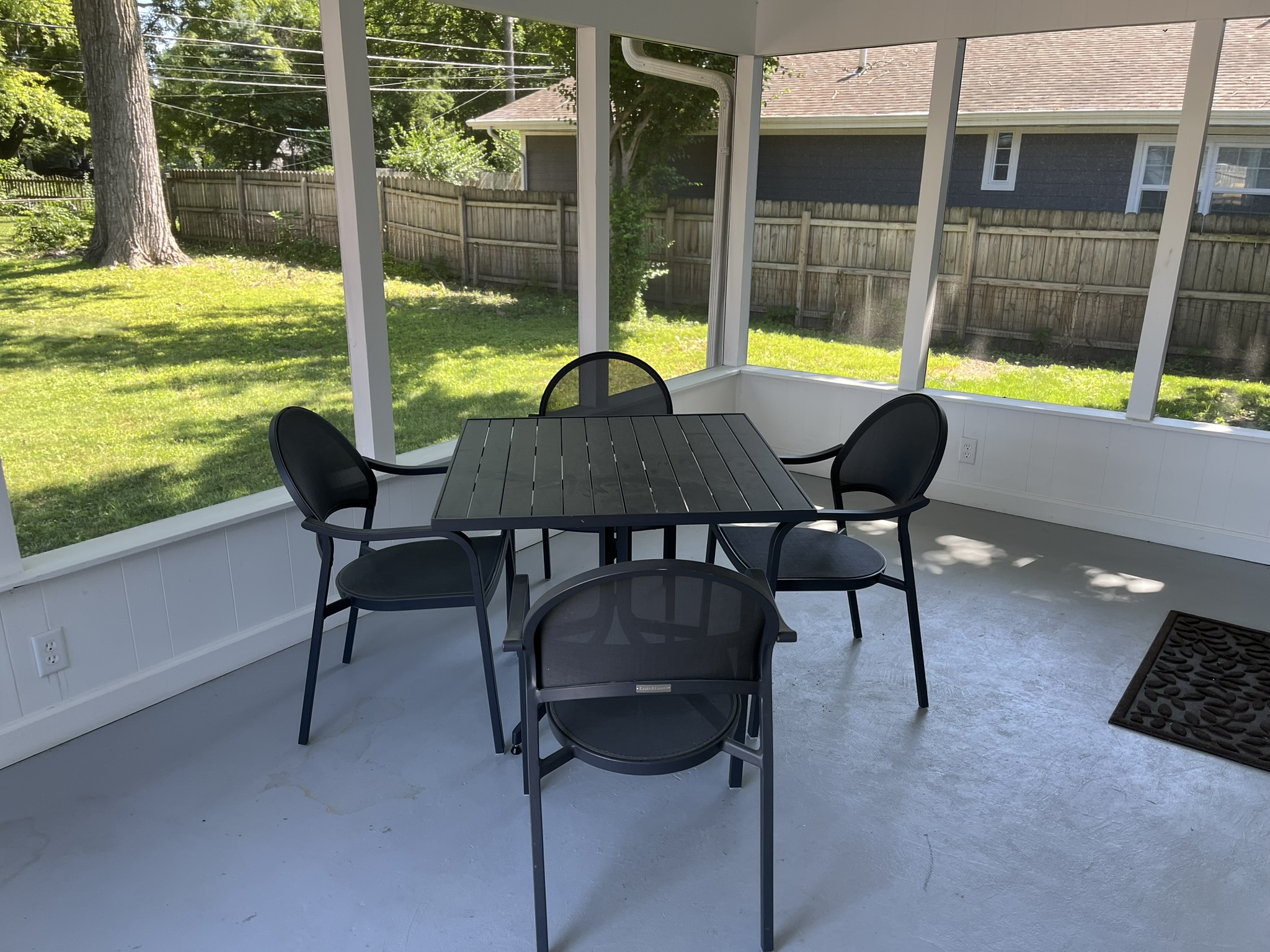 Screened In Back Porch