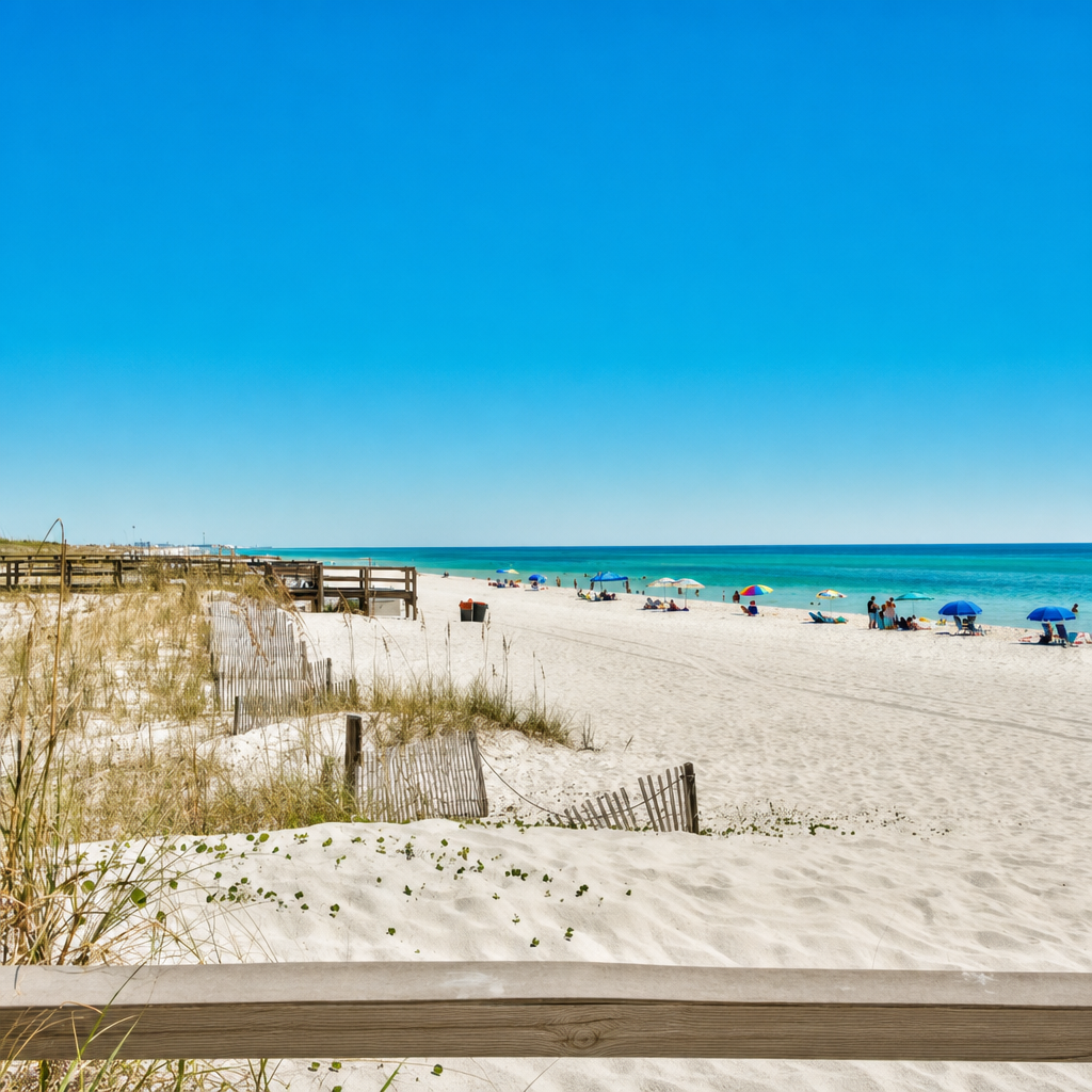 Our beautiful private beach area
