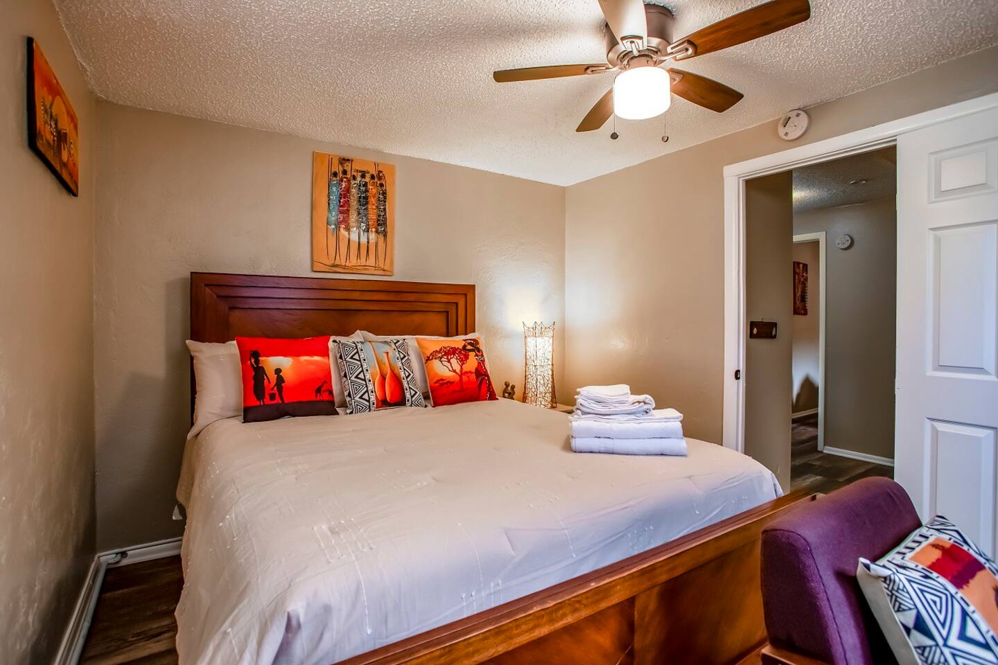 Ceiling fans help keep an already cool space, cooler.