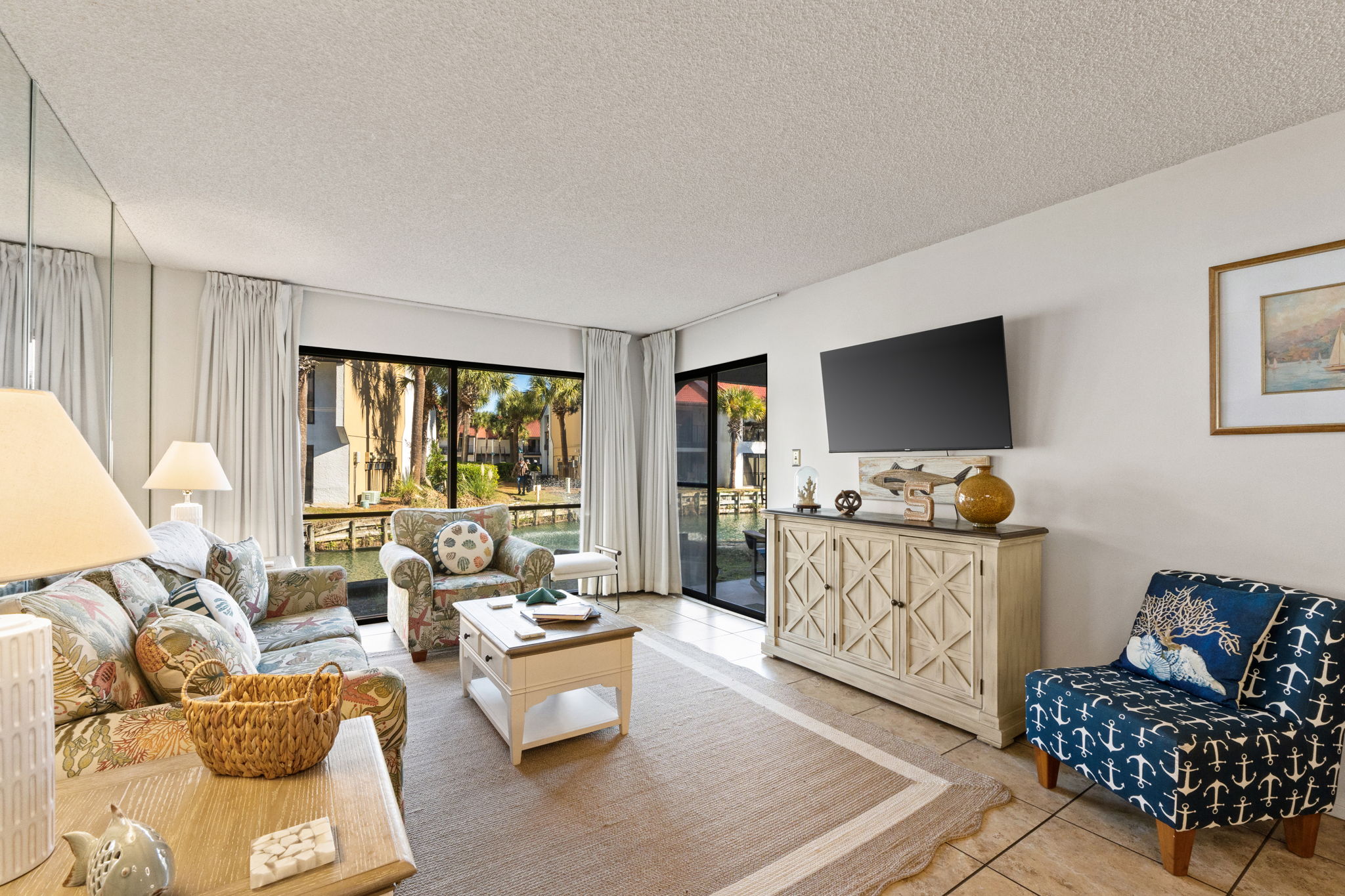 Living Room with Queen Sleeper Sofa