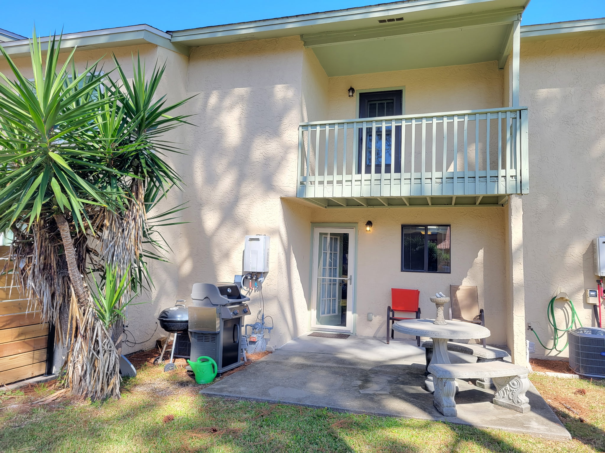 Back of Townhome