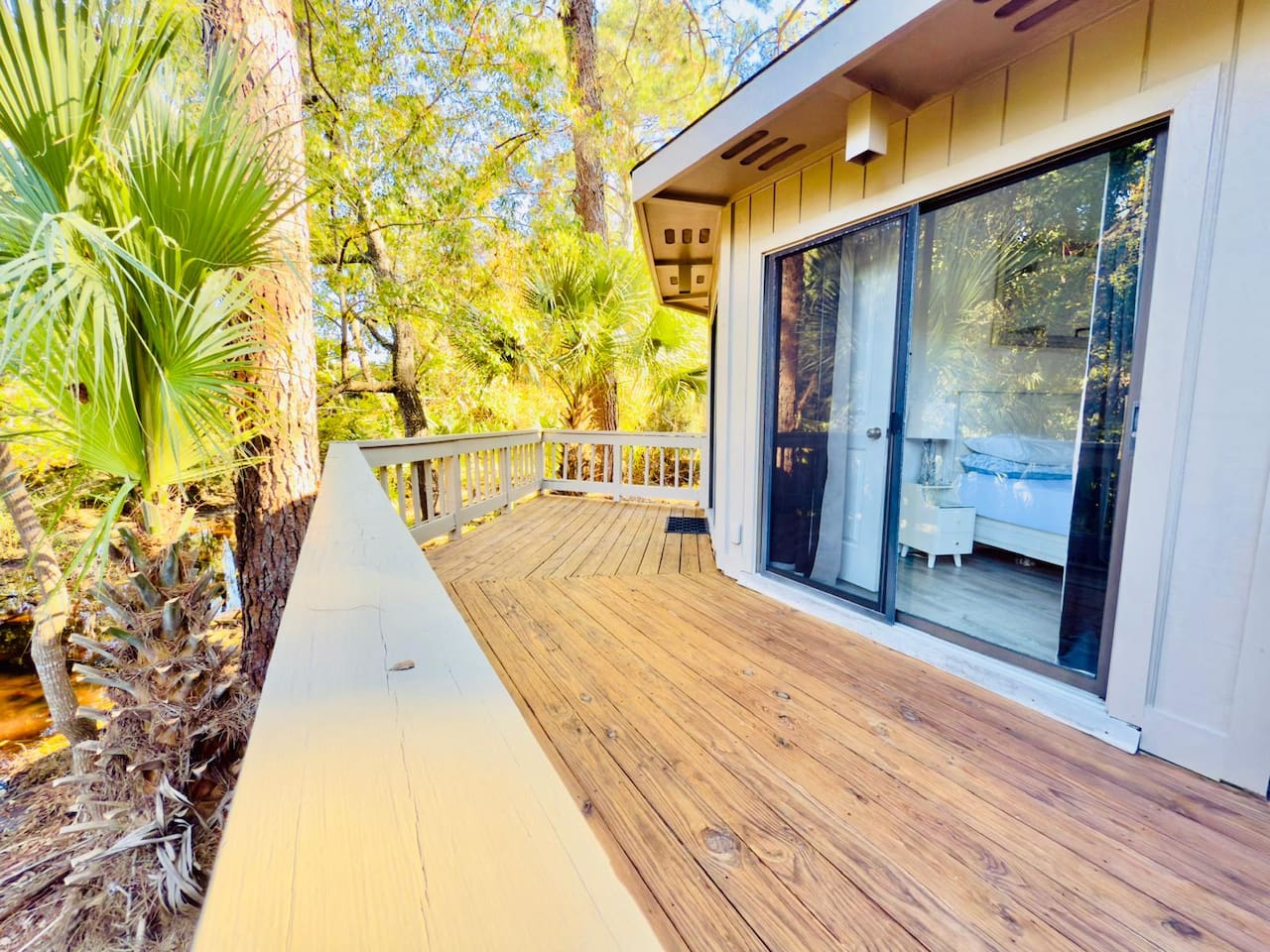 Deck outside the bedroom