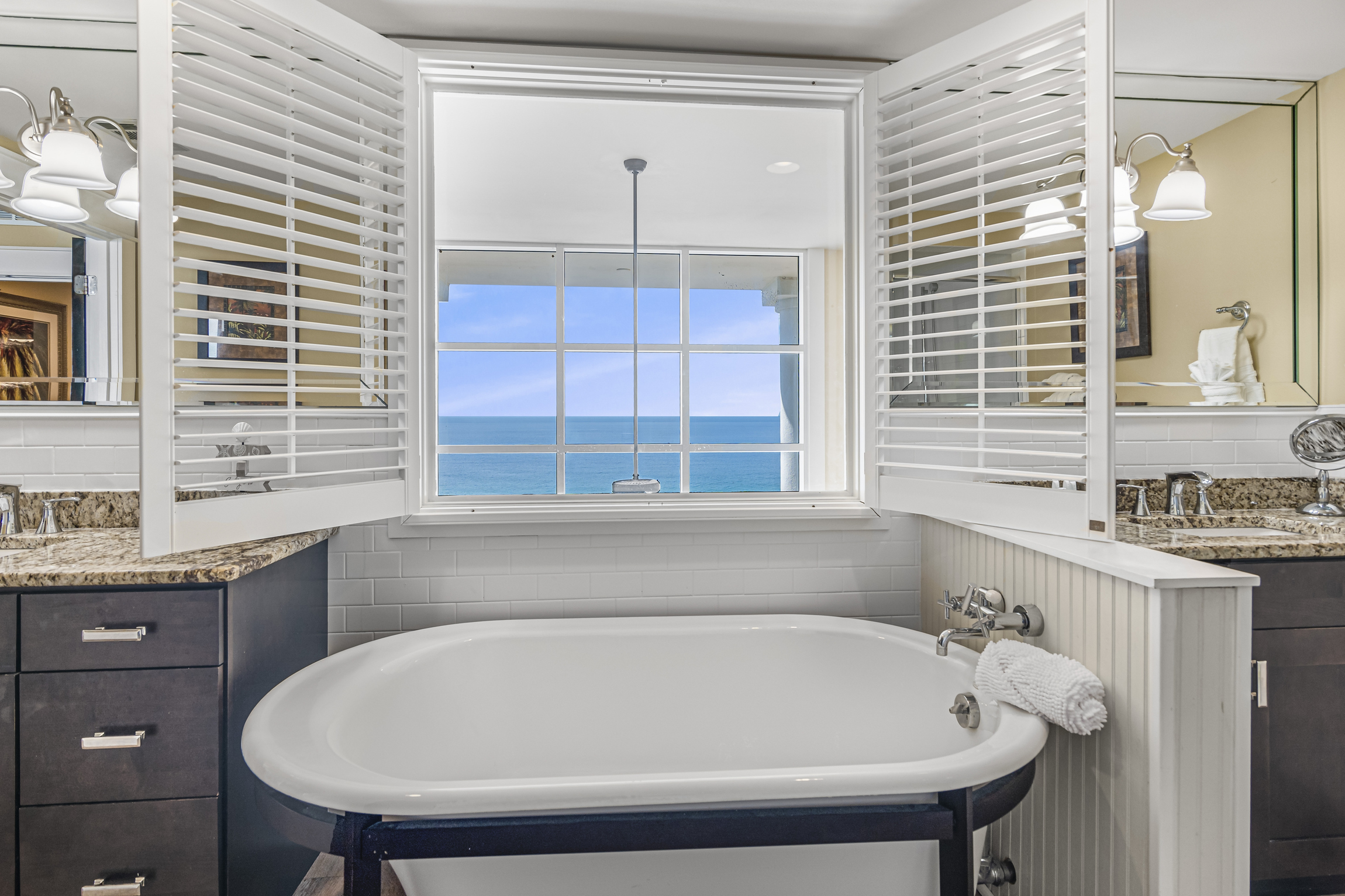 Gulf views from the Master Bathroom!