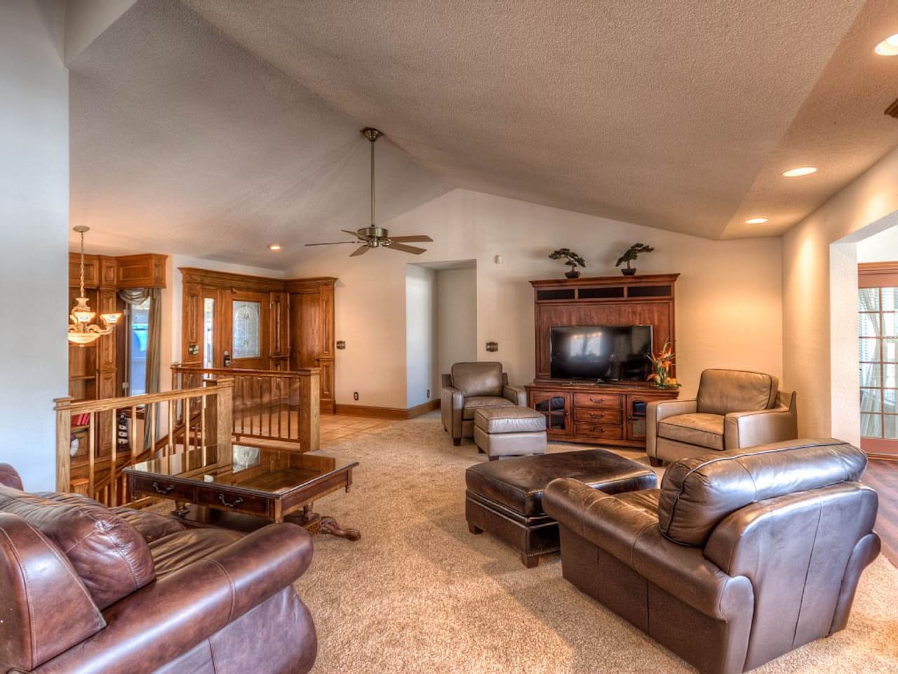 Living room, upper level