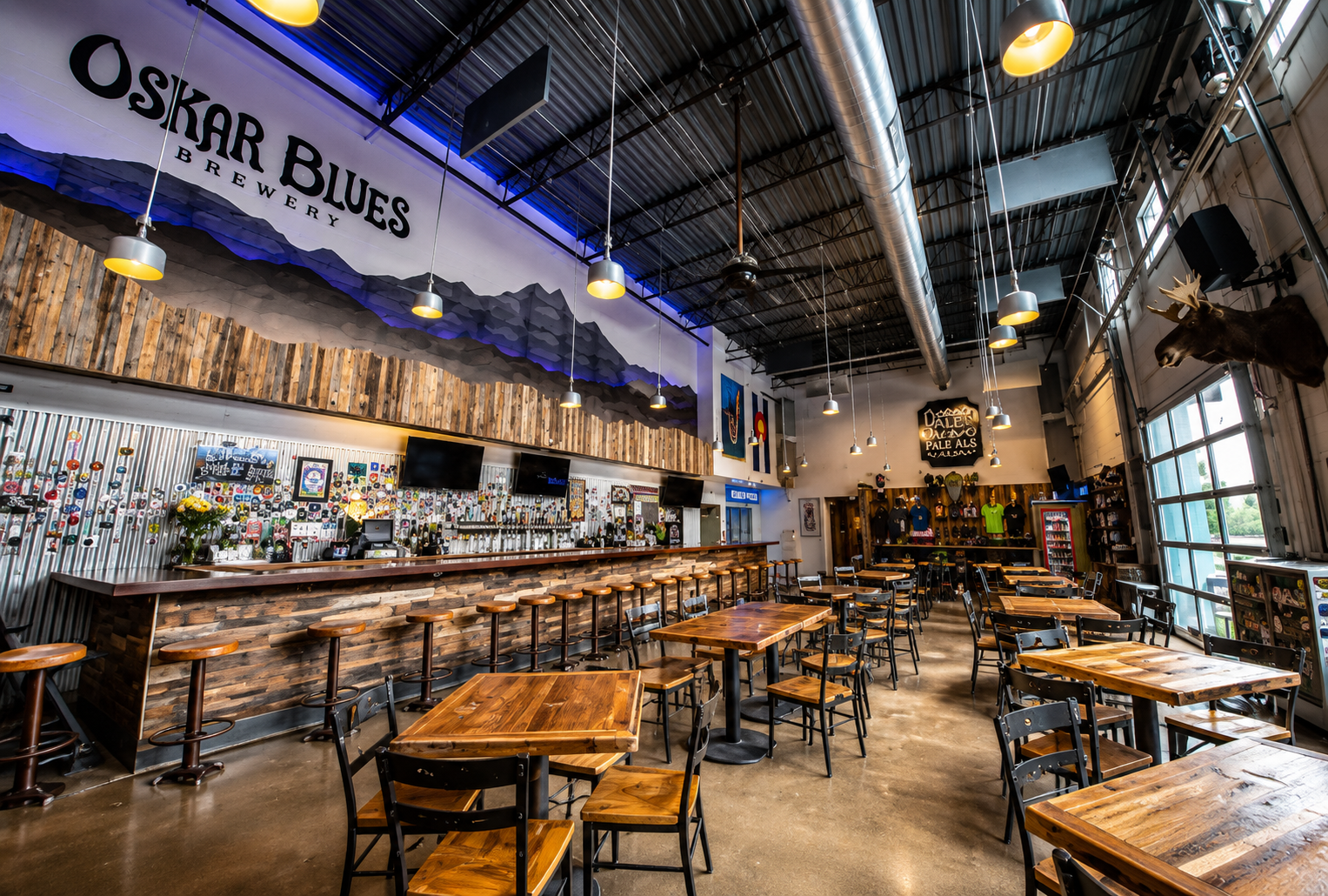 {Oskar Blues Brewery} Just 20 minutes (13.6 miles) away, Oskar Blues Brewery serves up award-winning craft beer, live music, and a lively atmosphere that's perfect after a day of exploring.