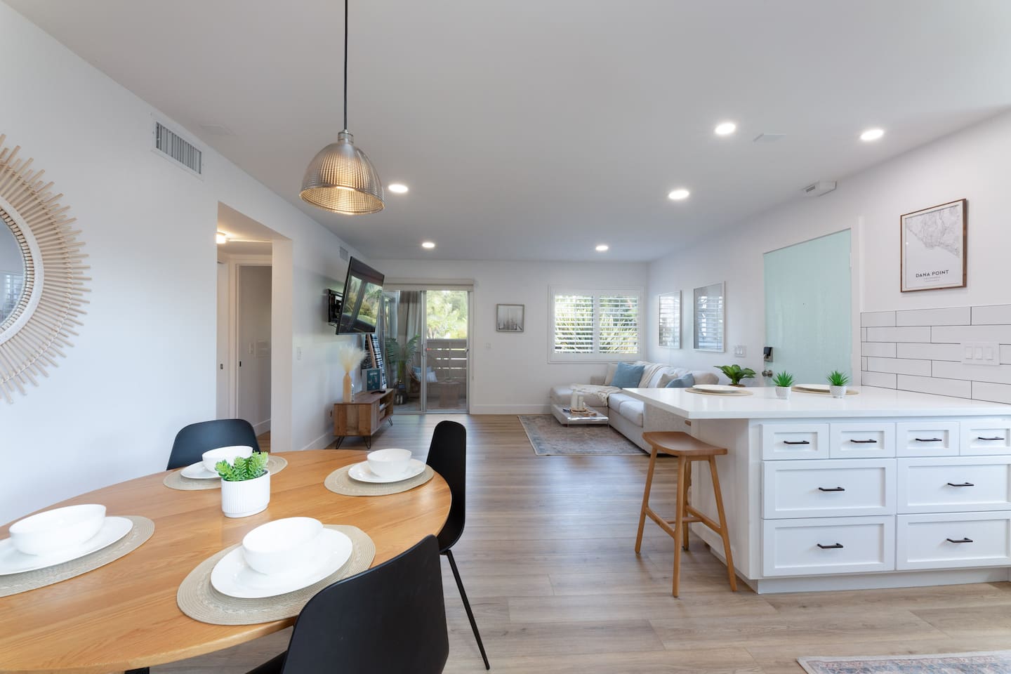 Point of view from dining room 